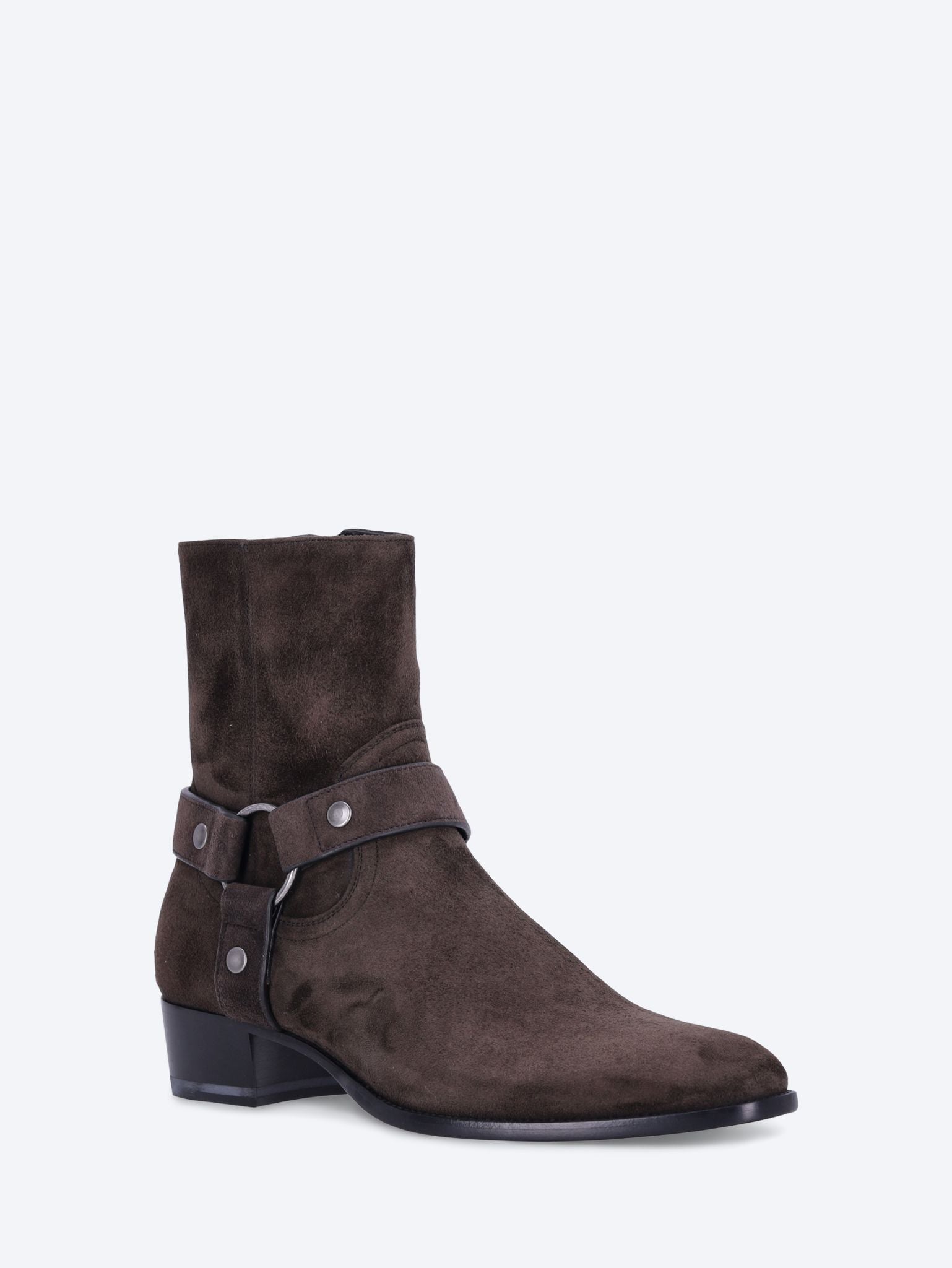 Suede wyatt harness boots 2