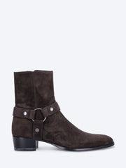 Suede wyatt harness boots ref: