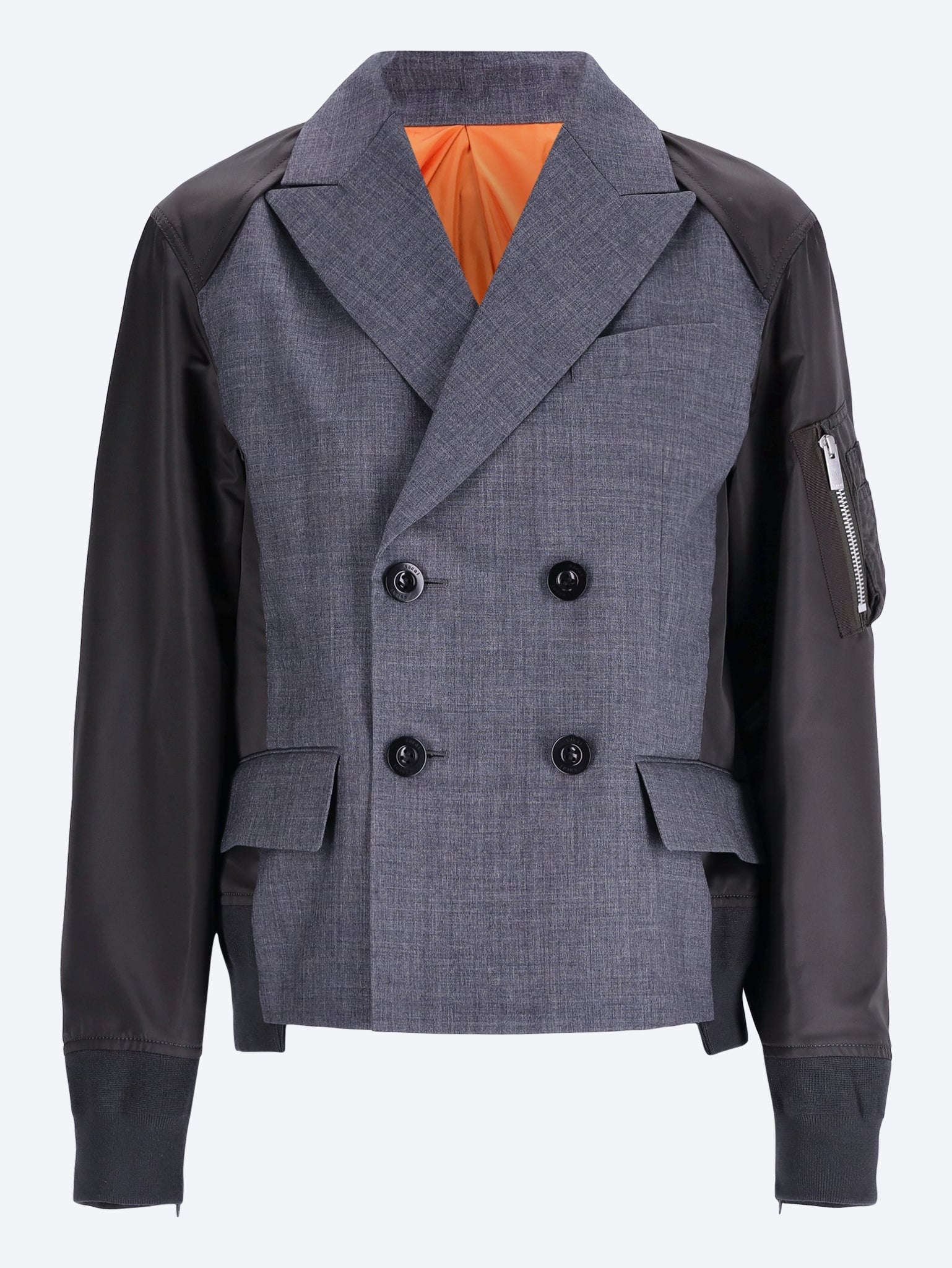 Anzugjacke aus Nylon-Twill 1