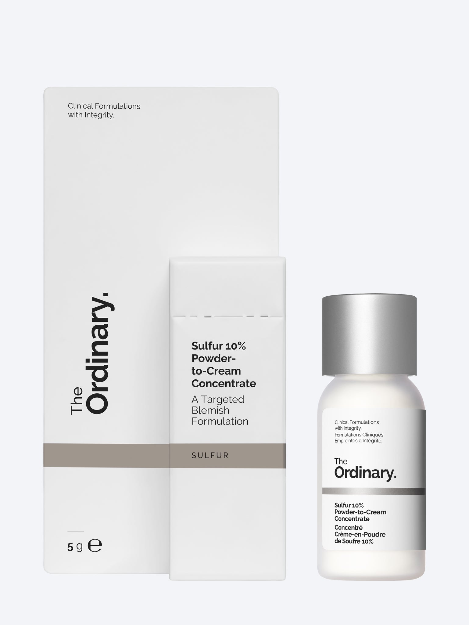 Sulfur 10% powder-to-cream concentrate 5g 2