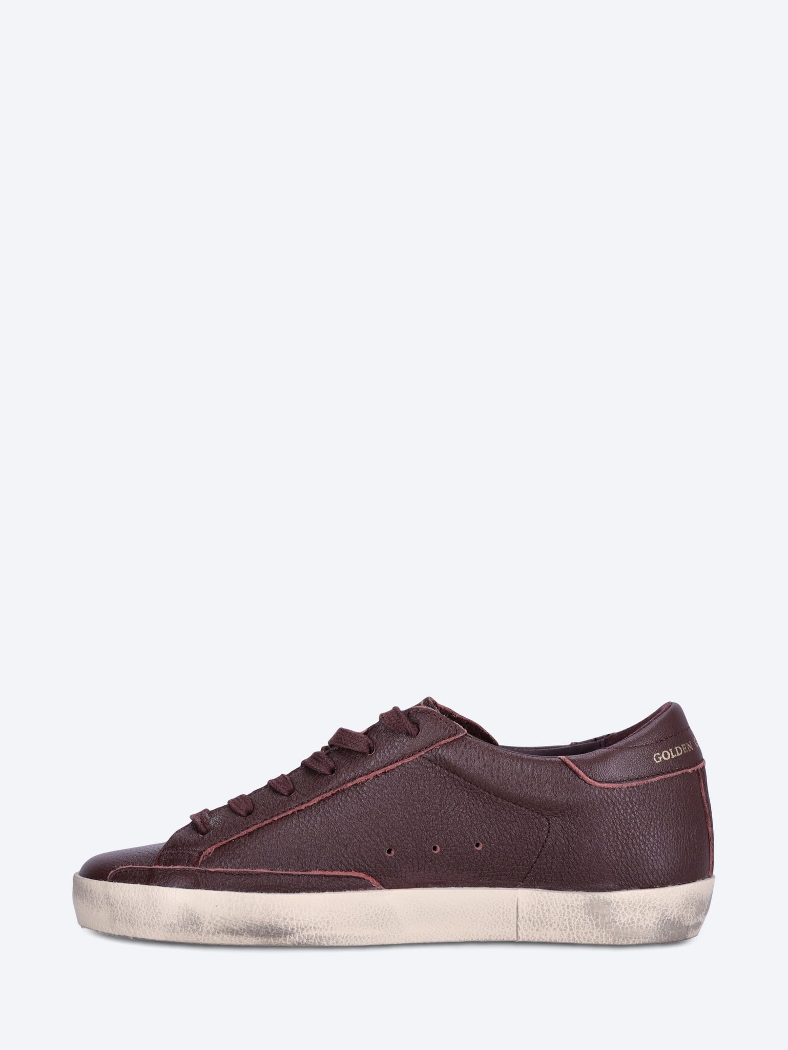Super star leather upper star and heel sneakers 4