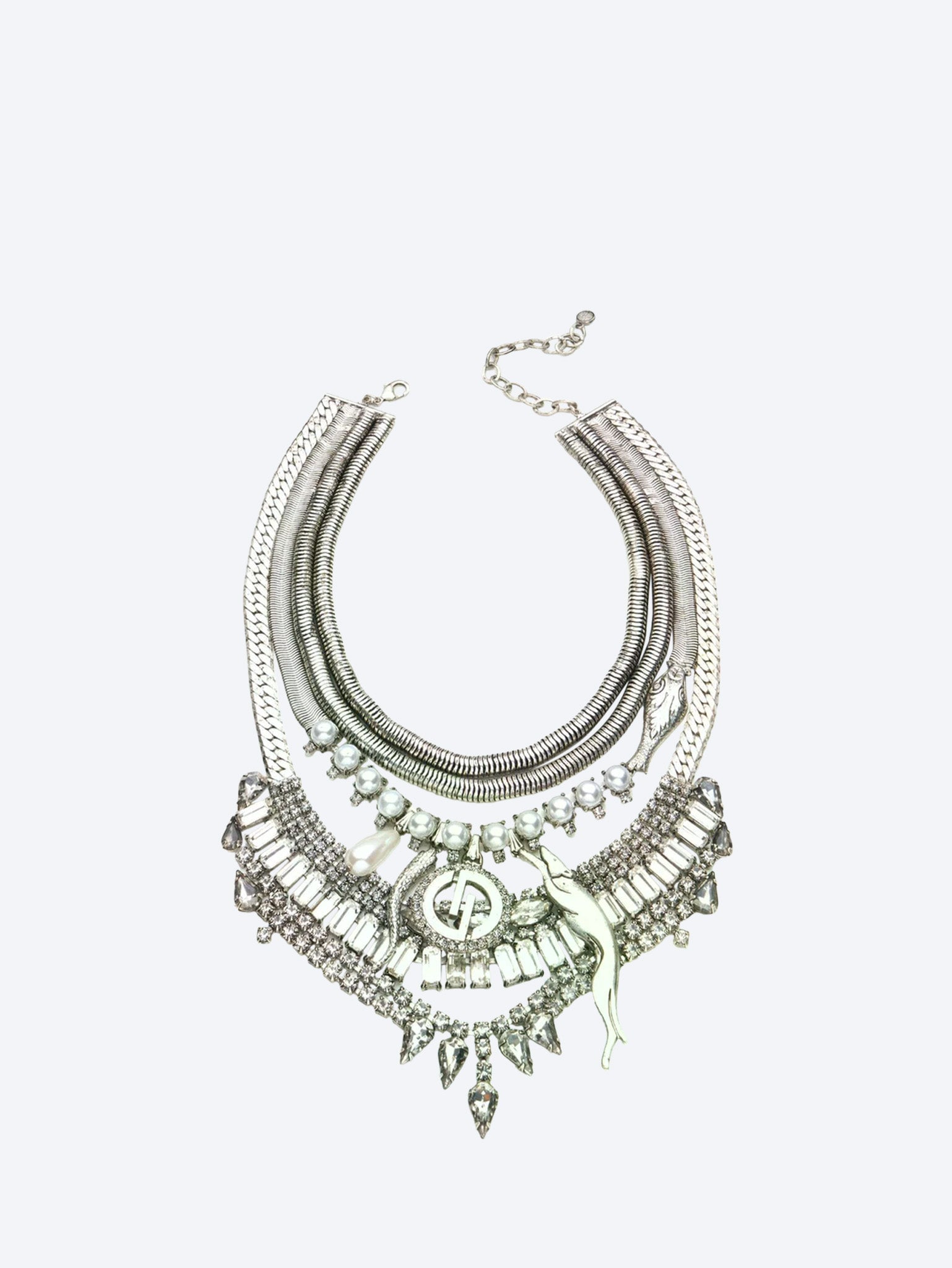 Collier Sybil plaqué en argent 1