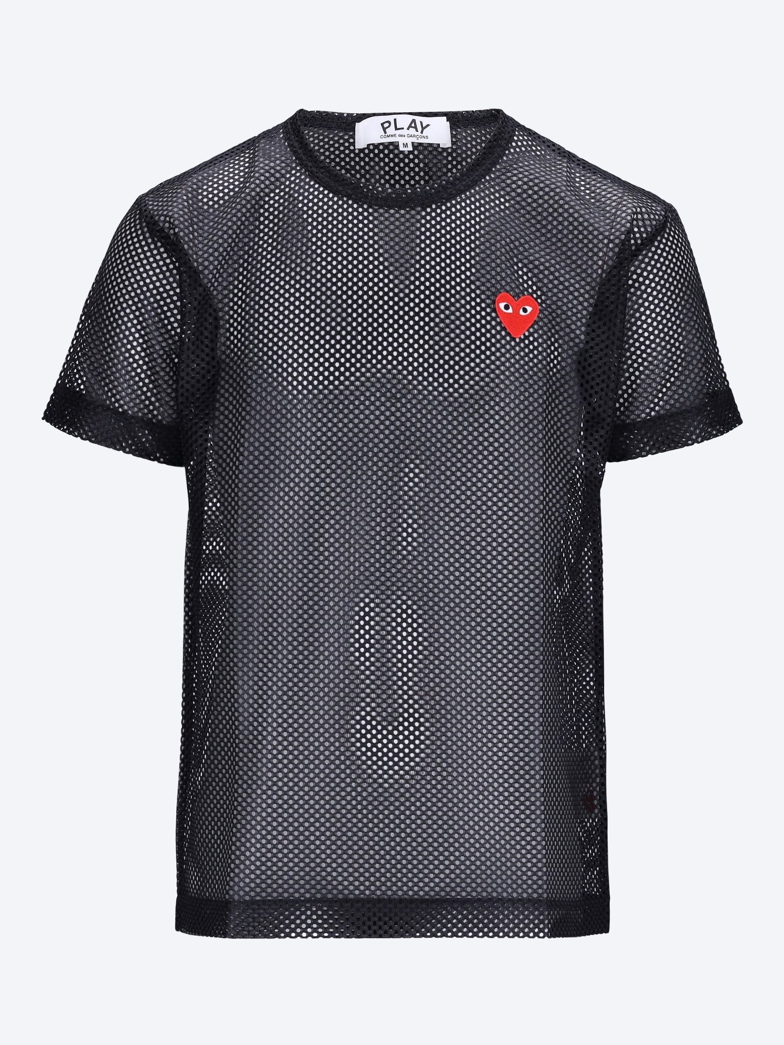 T-shirt mesh red emblem 1