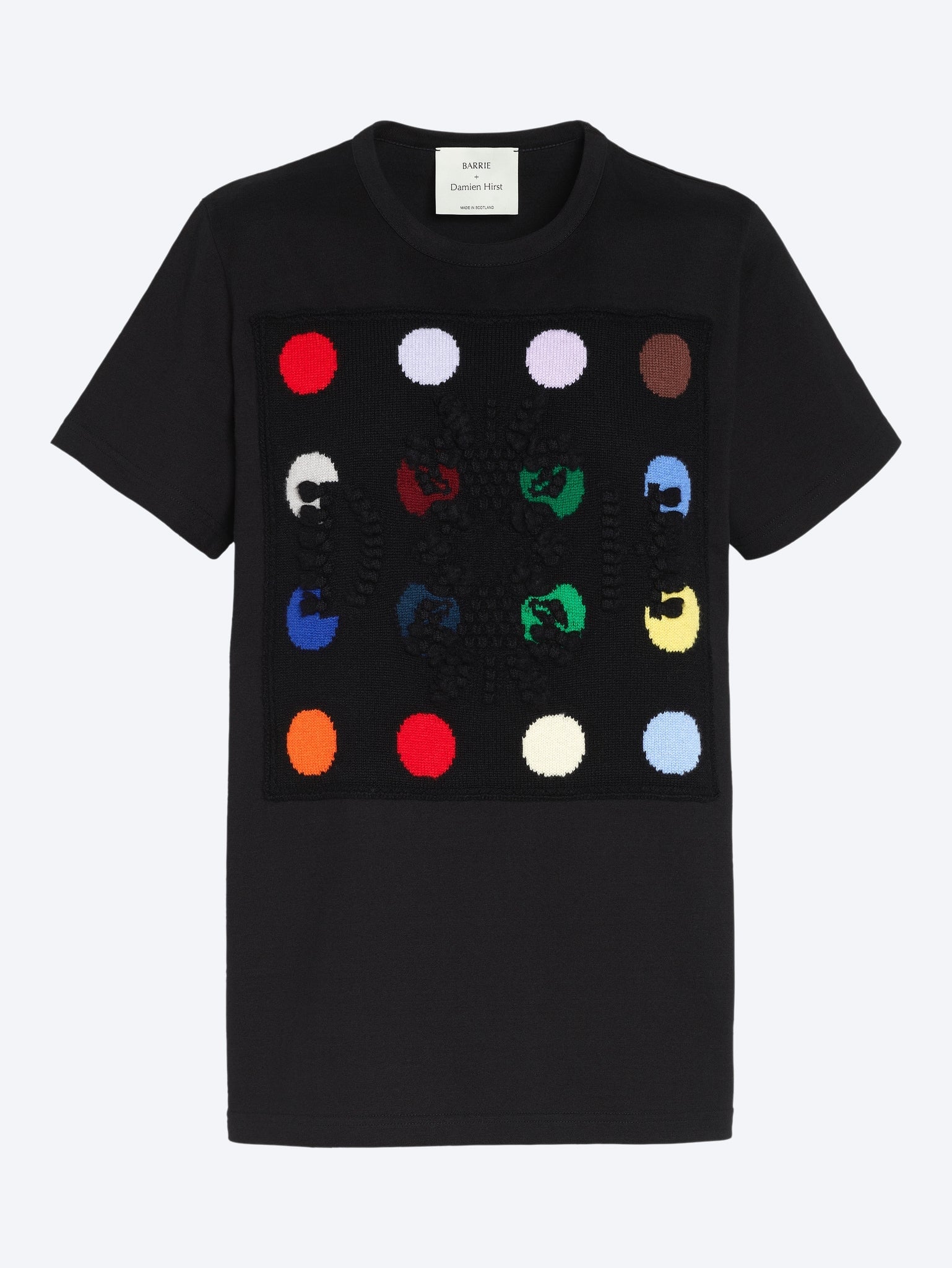 T-shirt with knitted patch 1