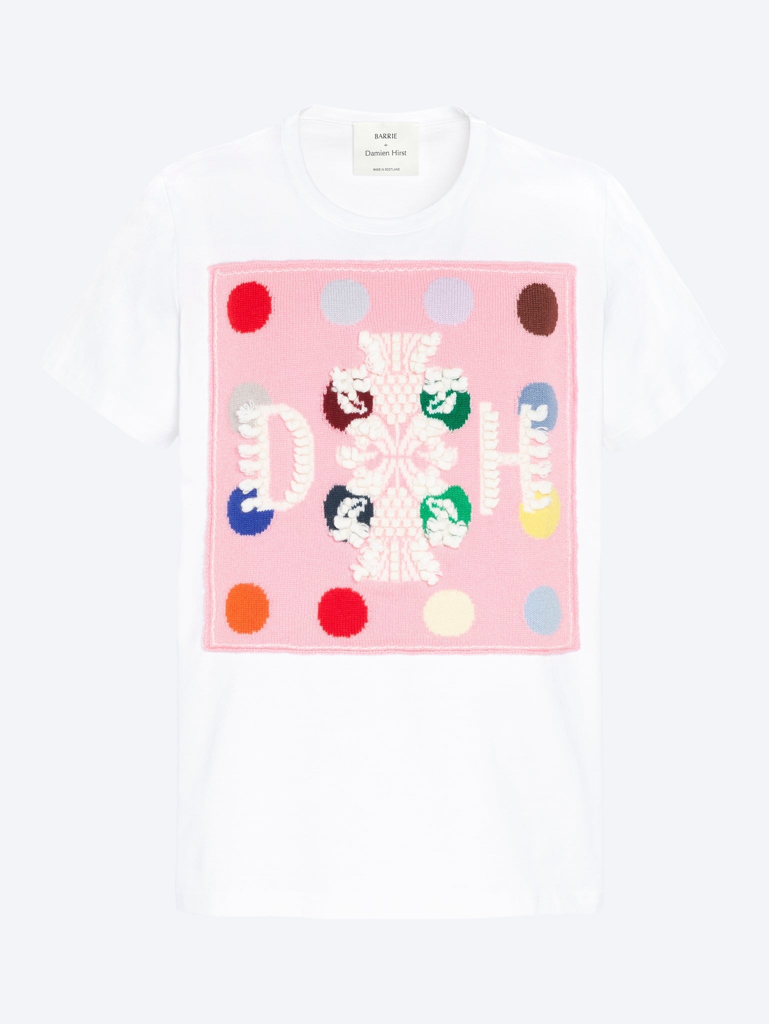 T-shirt with knitted patch 1