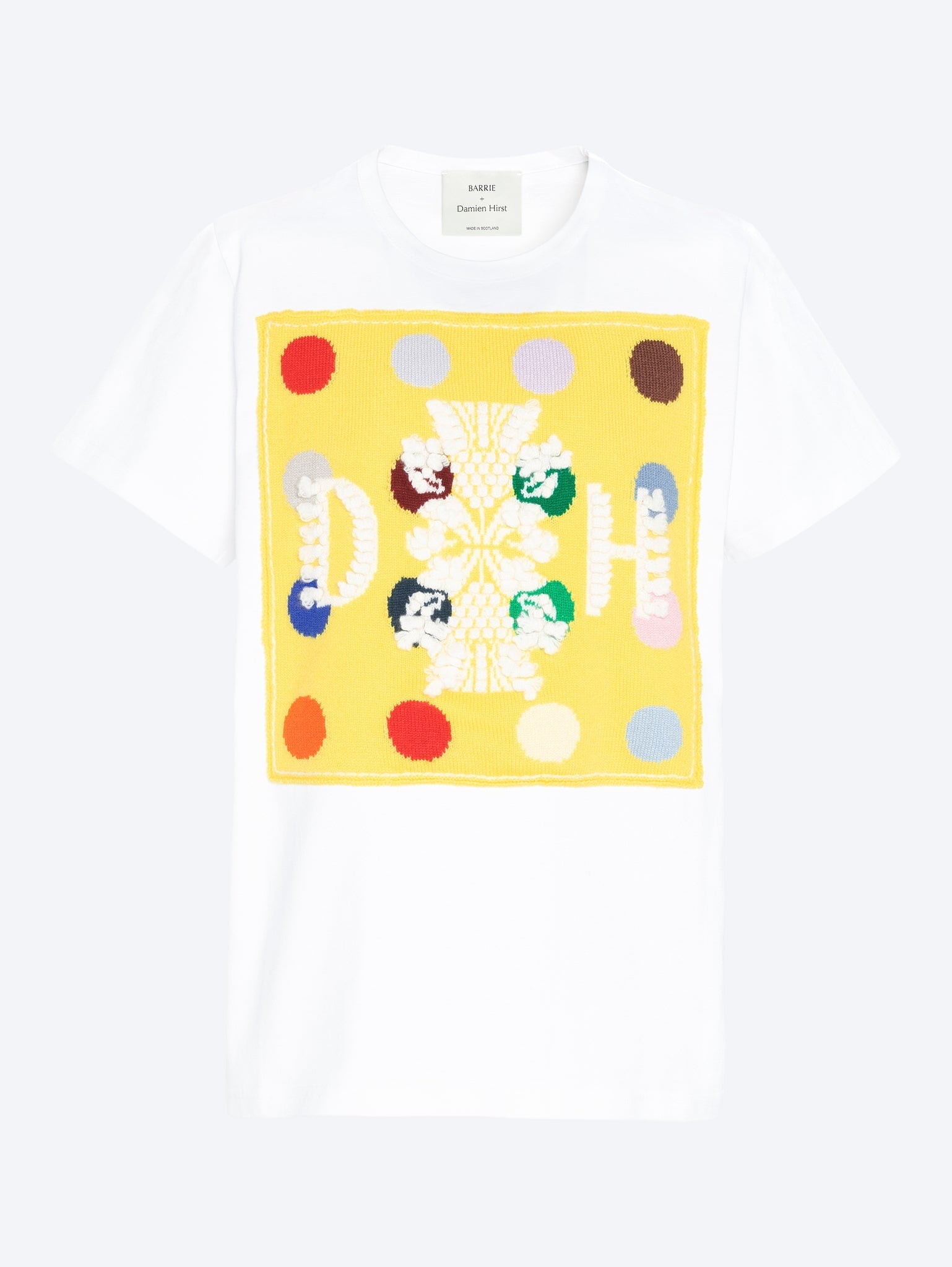 T-shirt with knitted patch 1