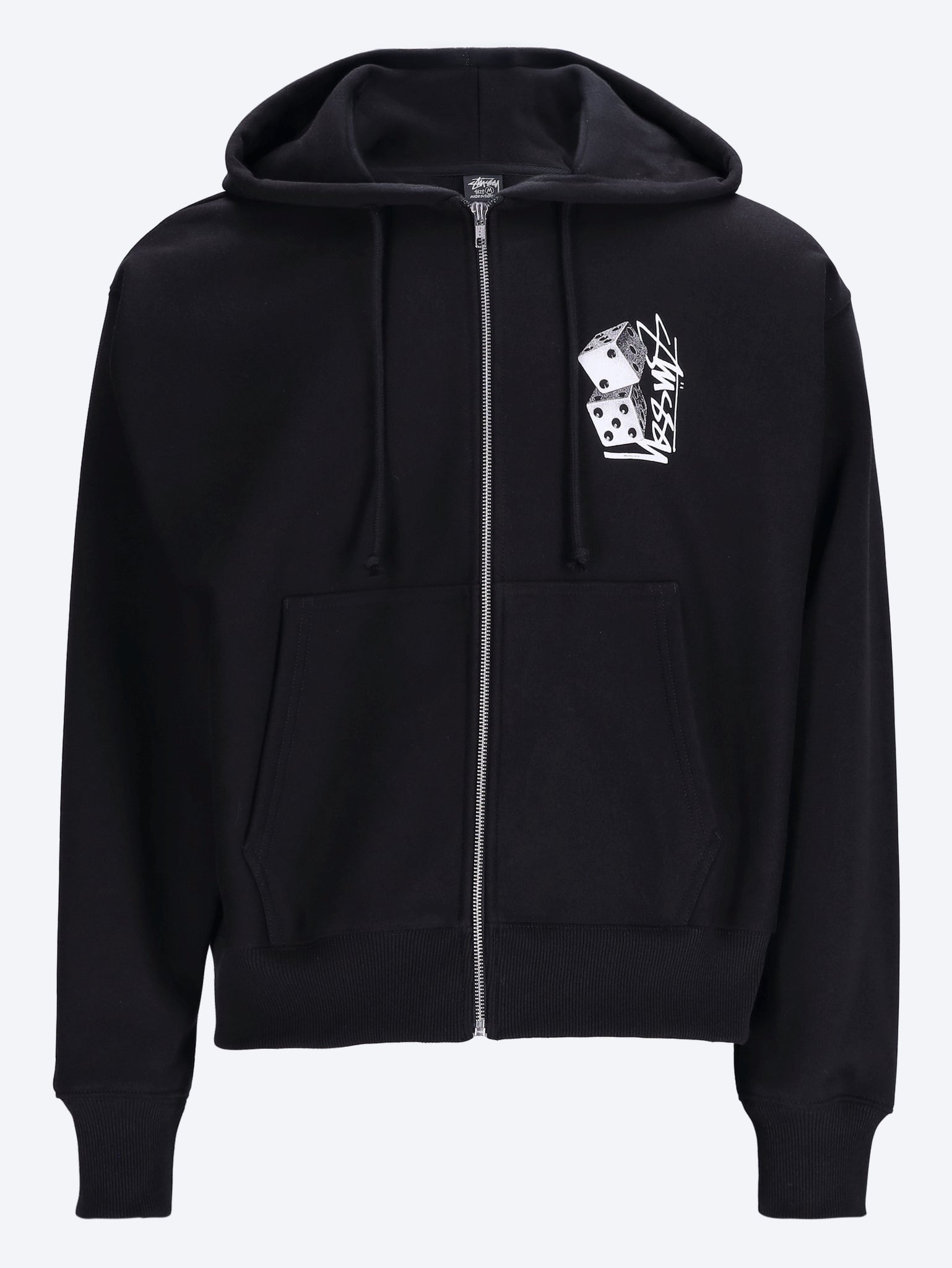 Großer Würfel-Kapuzenpullover mit Reißverschluss 1