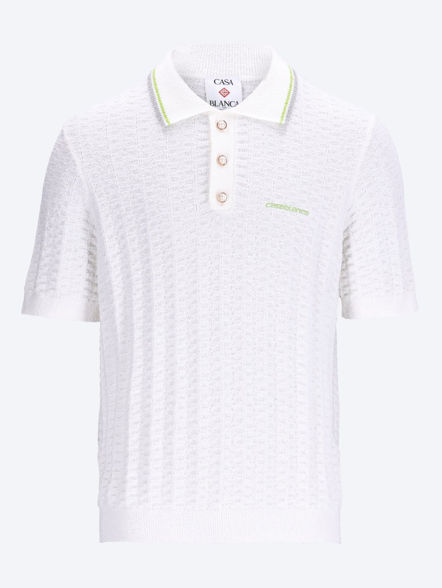 Tennis boucle polo shirt 1
