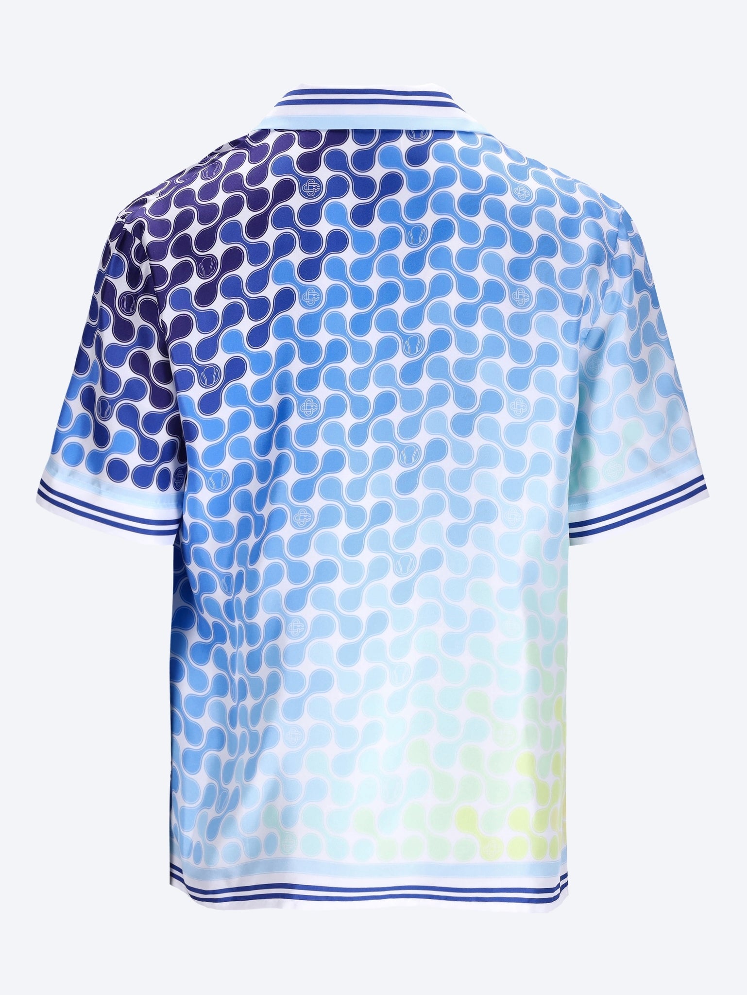 Tennis tile cuban collar ss shirt 2