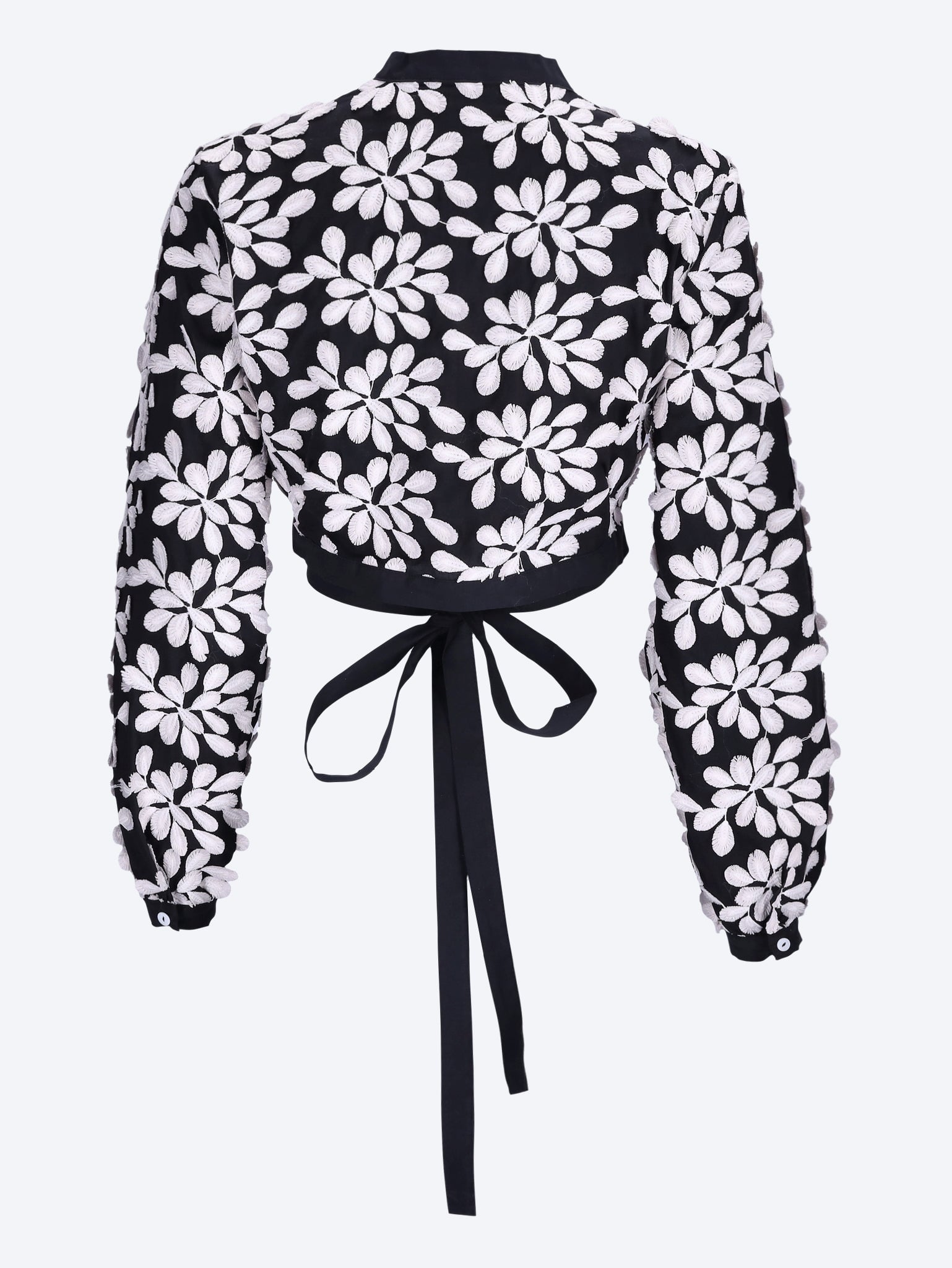 Terry embroidered flower top 3
