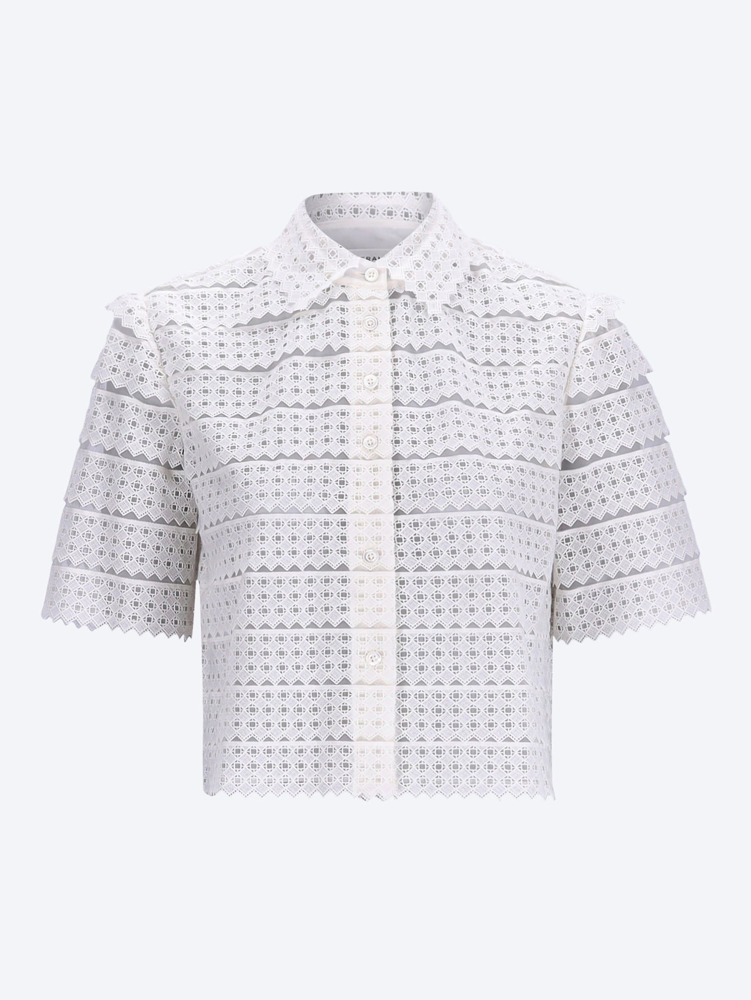 The lattice crochet blouse 1