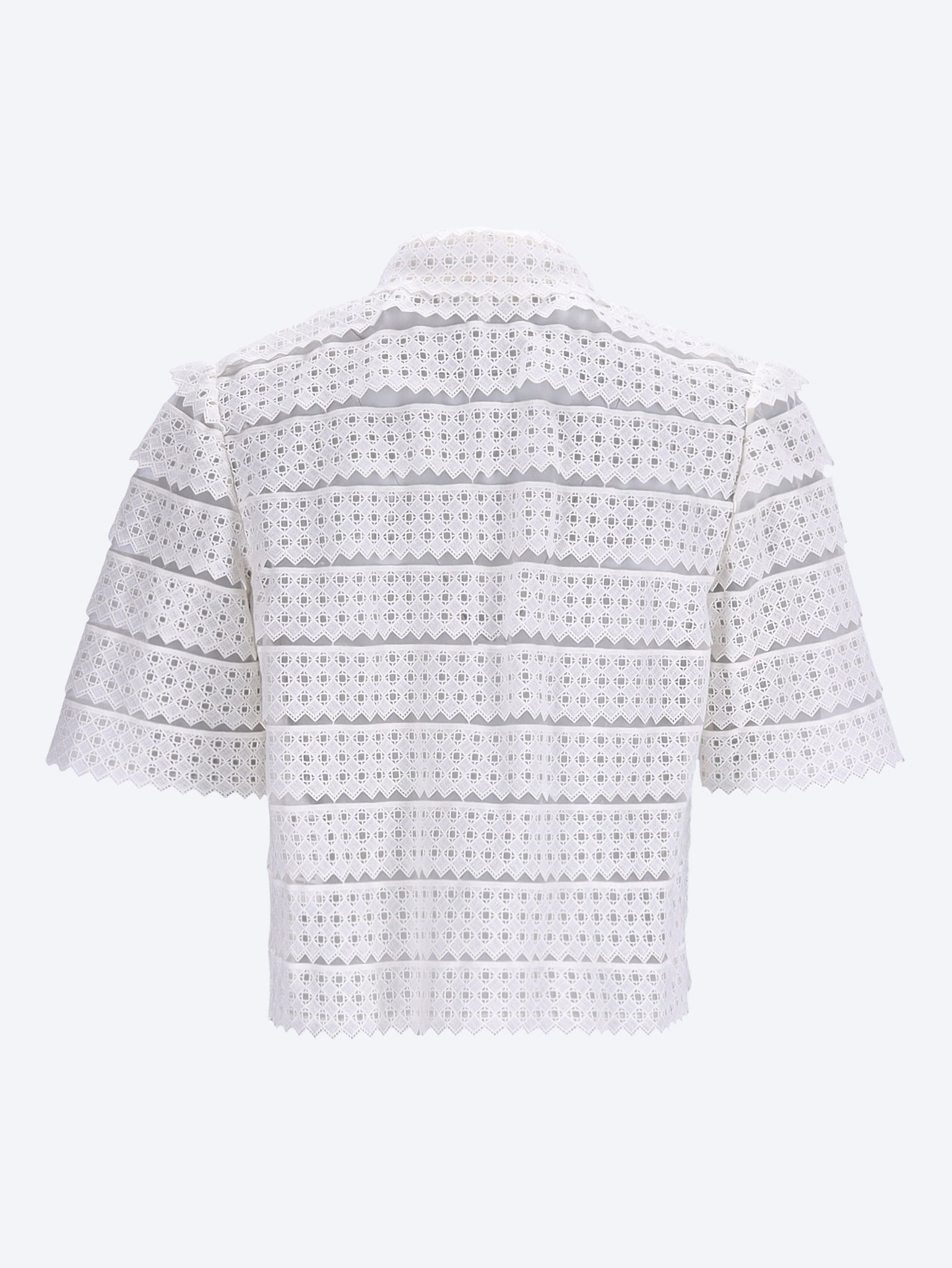 The lattice crochet blouse 2