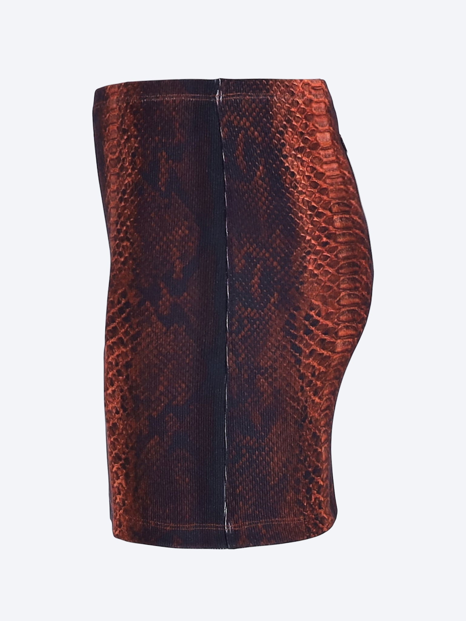 The python printed mini skirt 2
