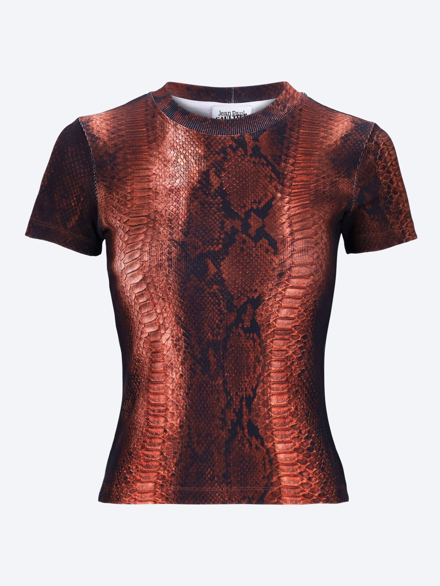 The python printed t-shirt 1