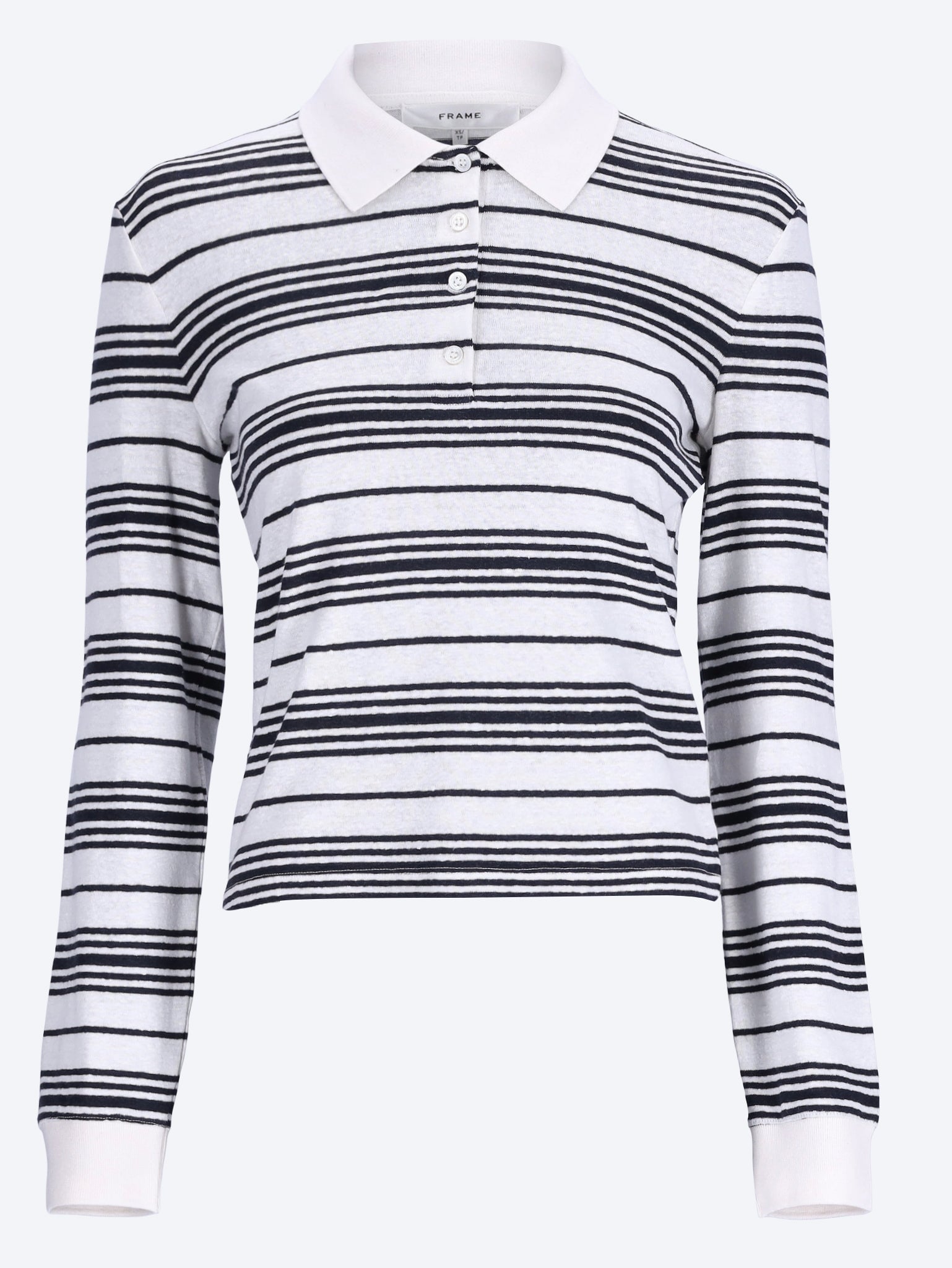 The striped long sleeve polo 1