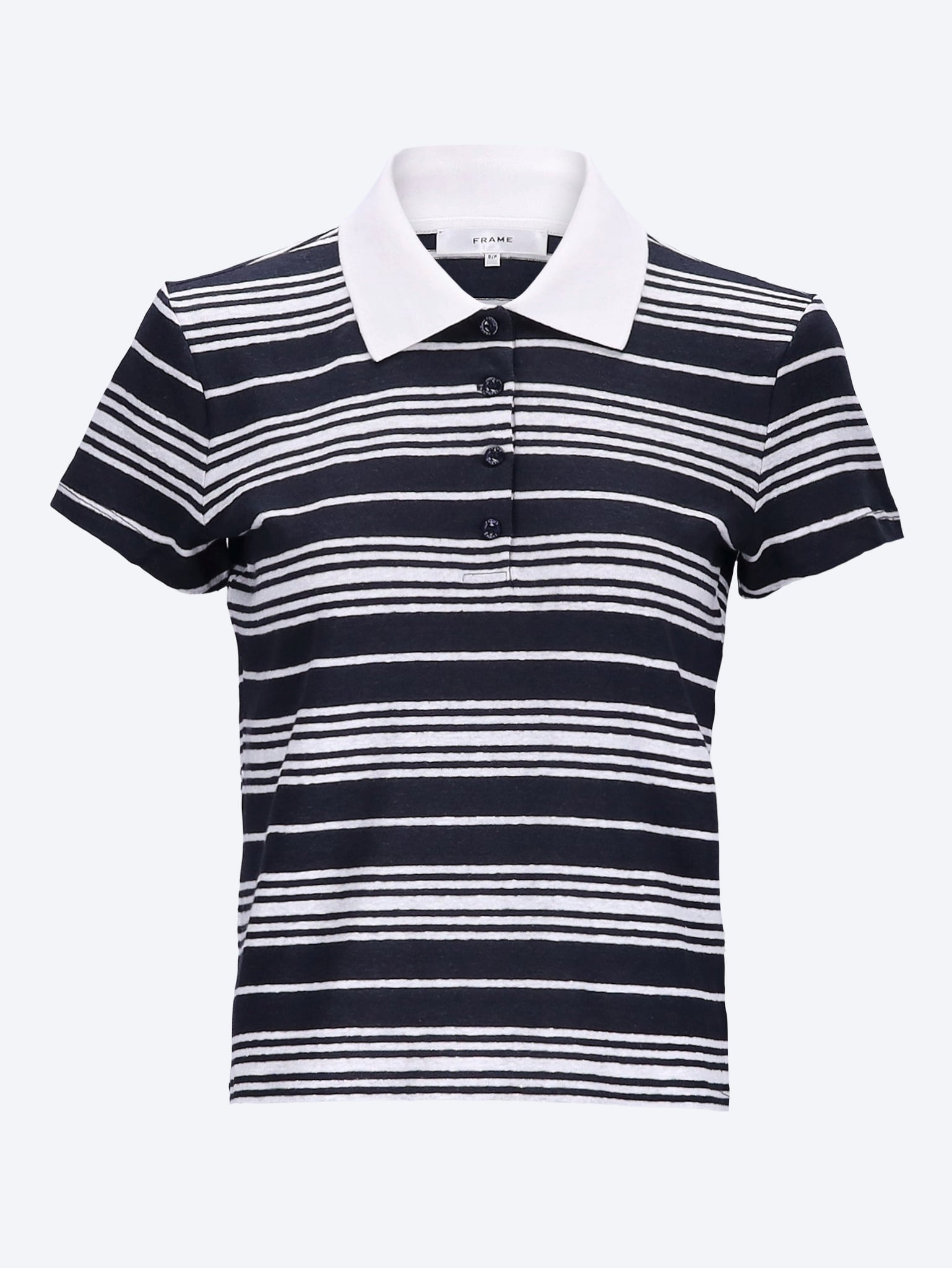 The striped short sleeve polo 1