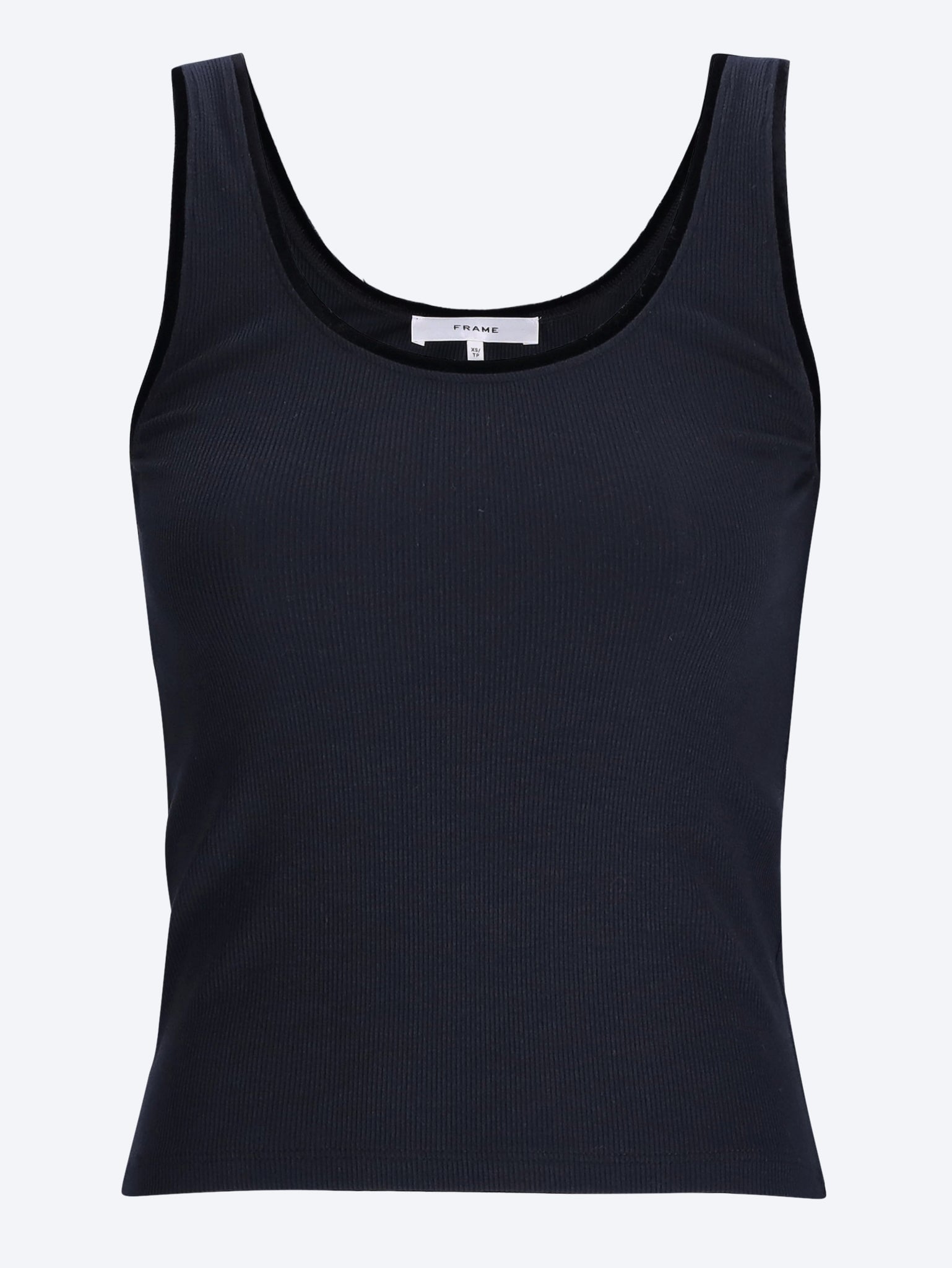 The velvet trim tank top 1