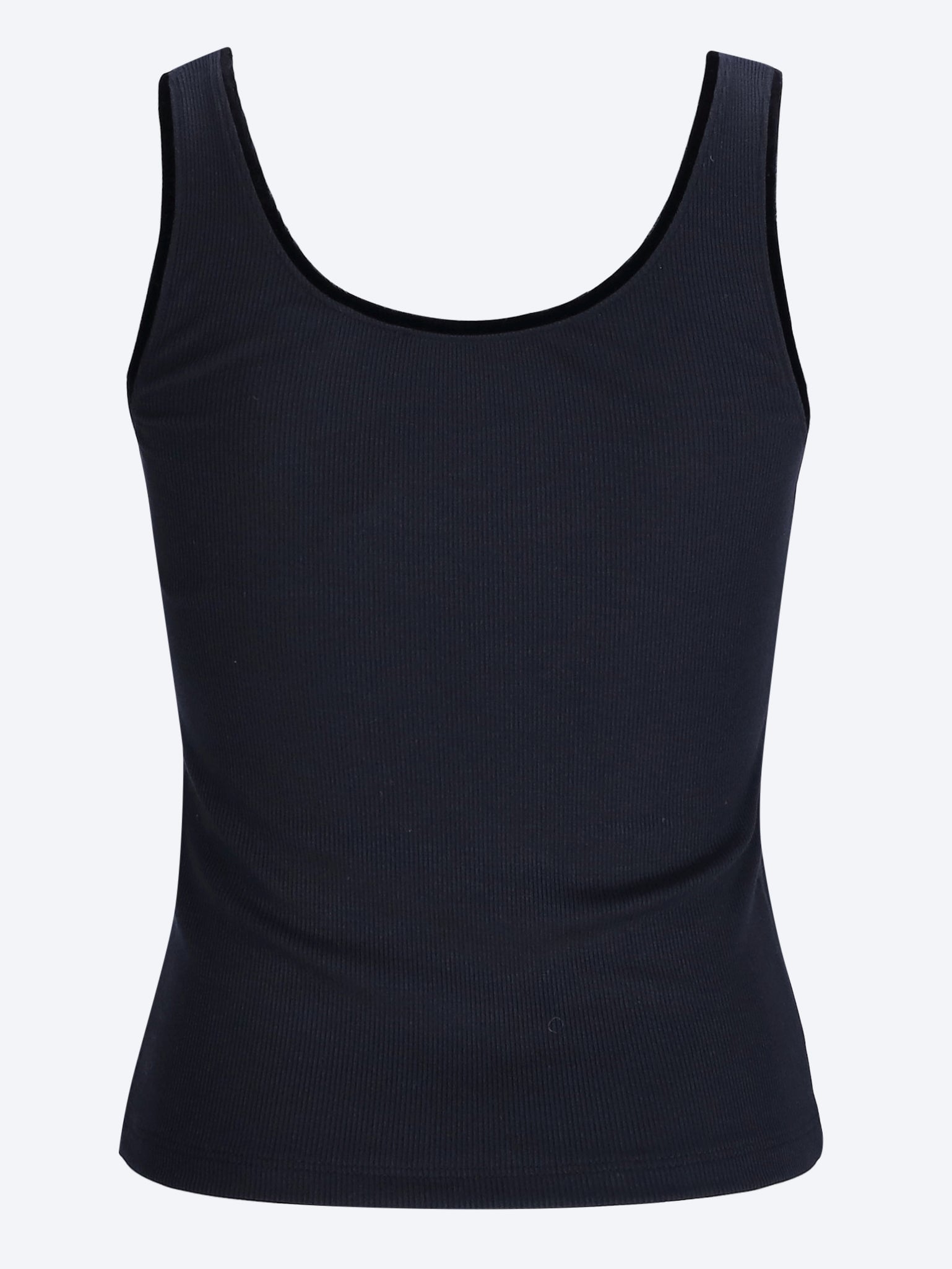 The velvet trim tank top 2