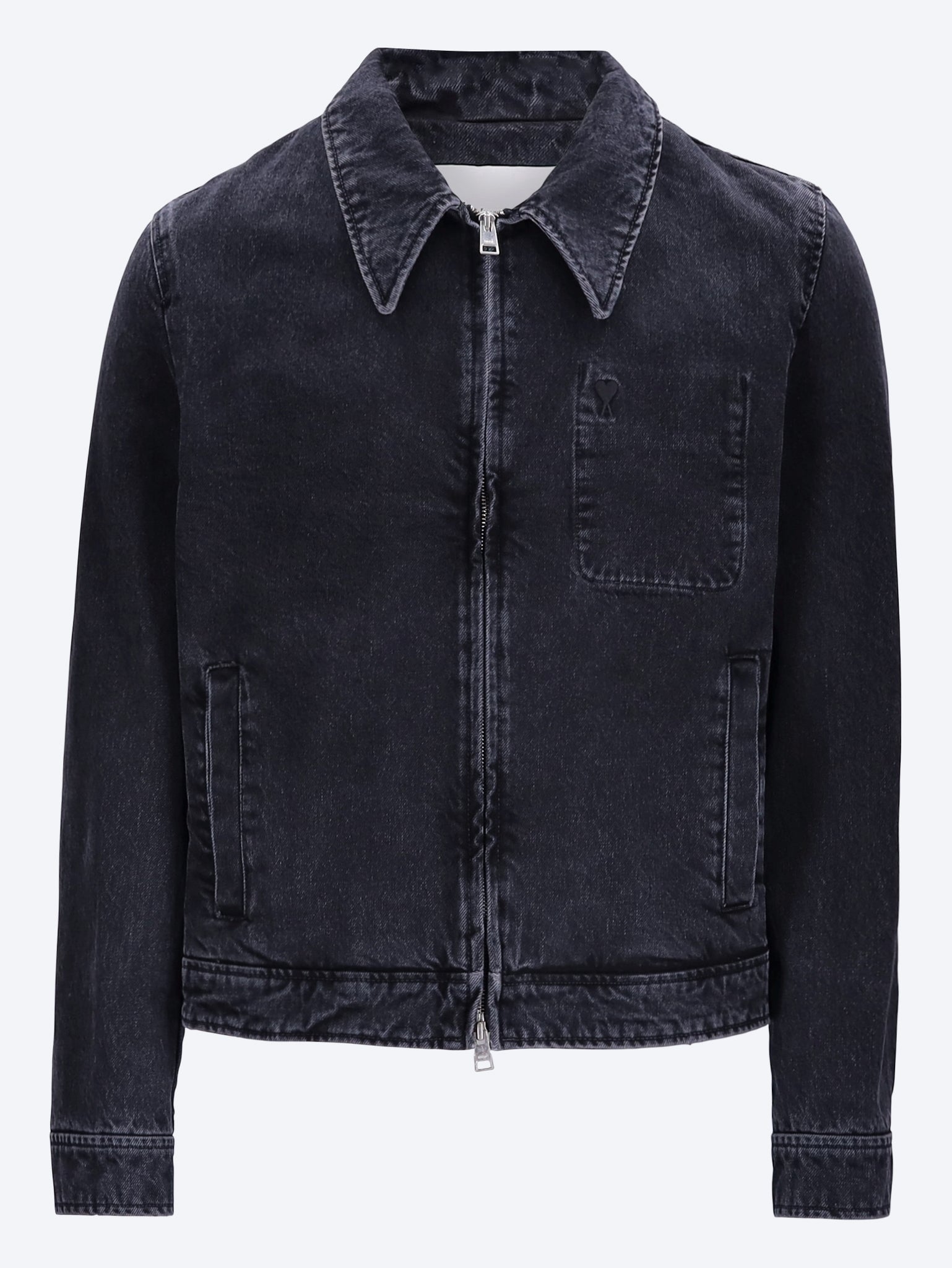 Tonal ami de coeur zipped jacket 1