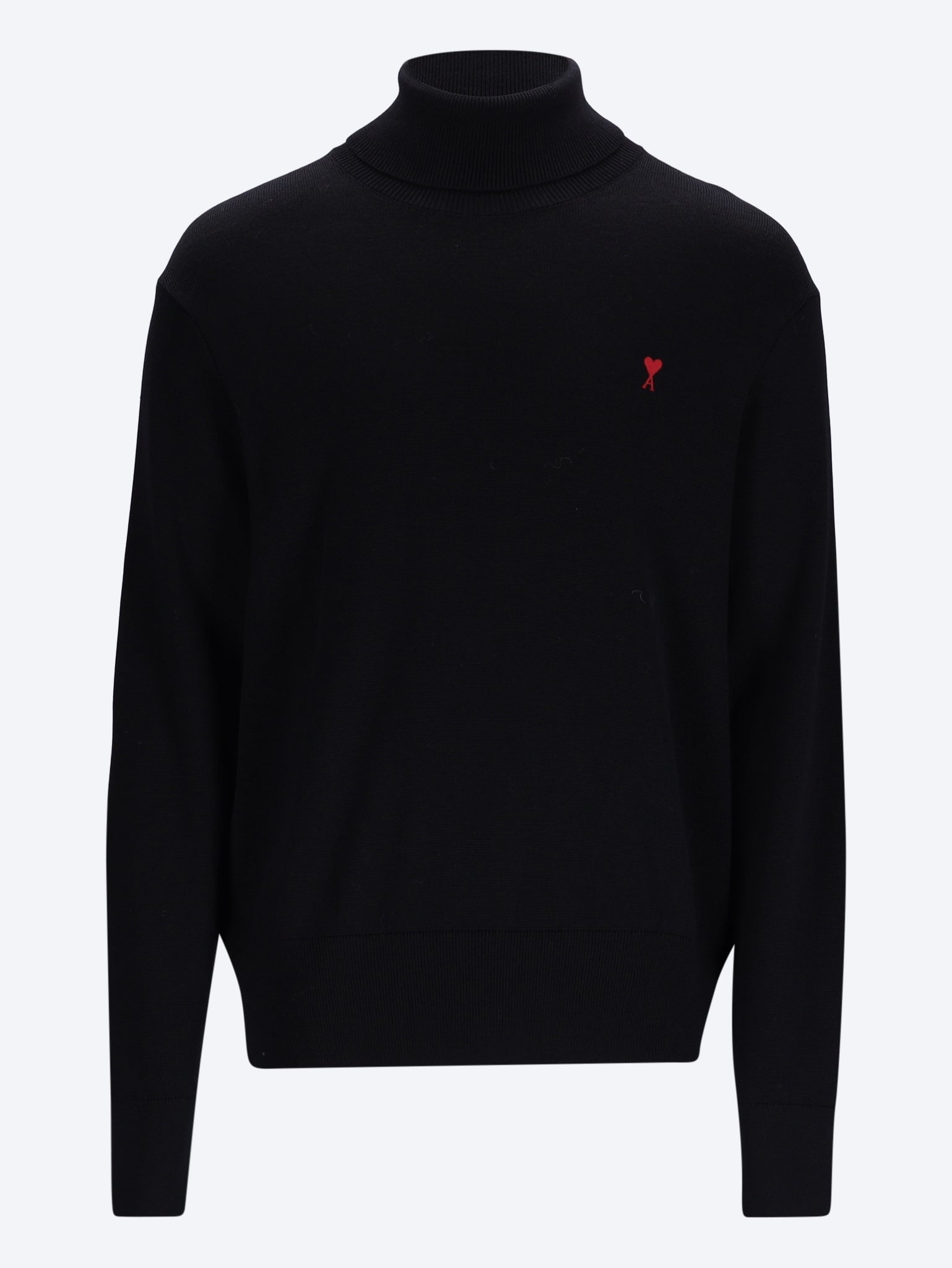Turtle neck sweater with ami de coeur 1