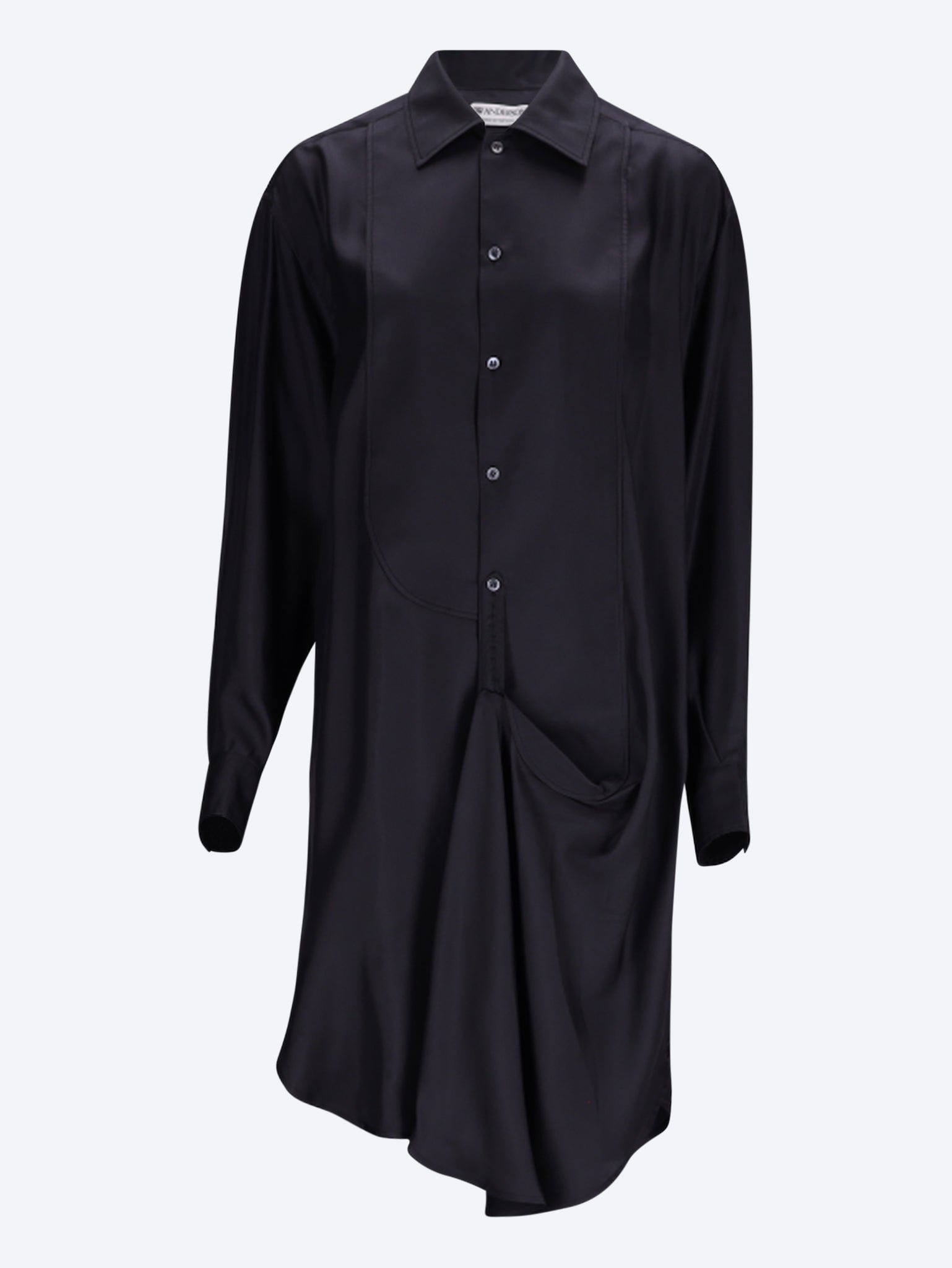 Smoking-Kleid mit Drapierung 1