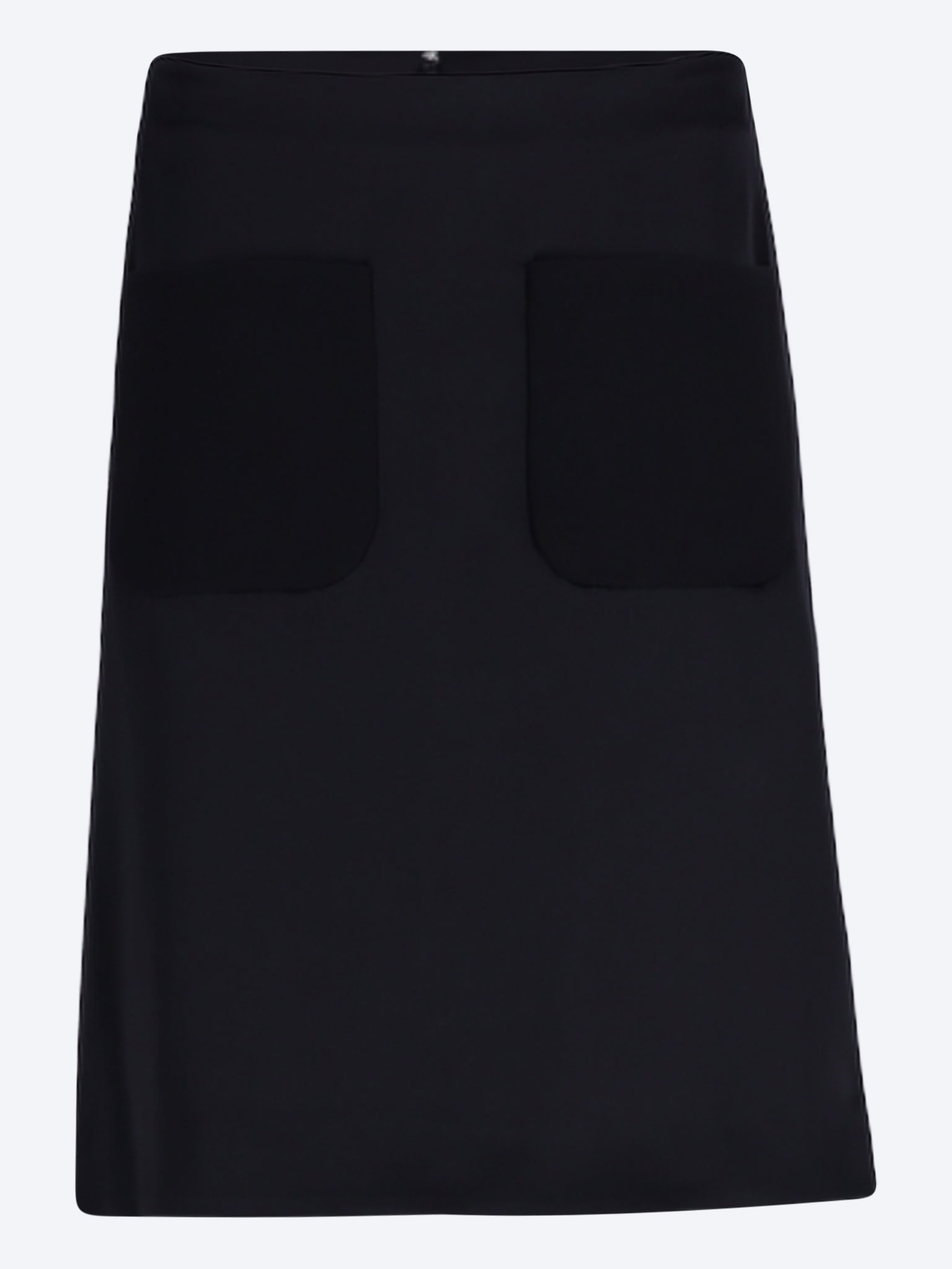 Two-pocket satin skirt 1
