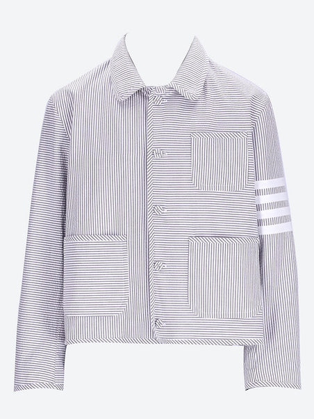 Unconstructed button jacket