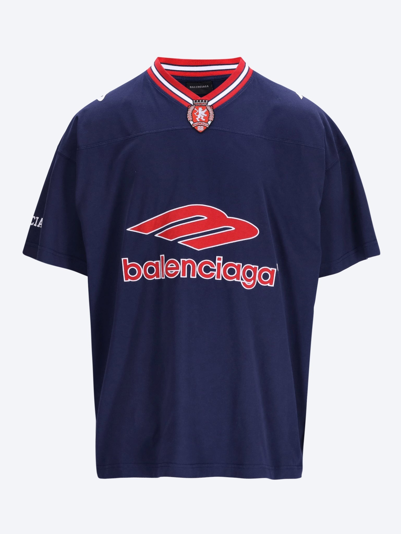 t-shirt oversize col V 1