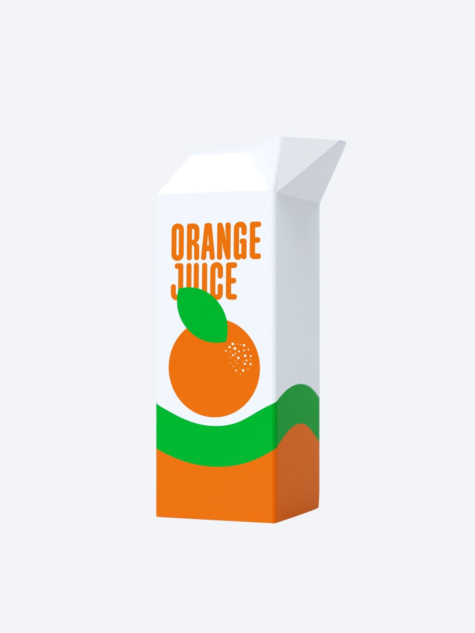 Vase Orangensaft 1