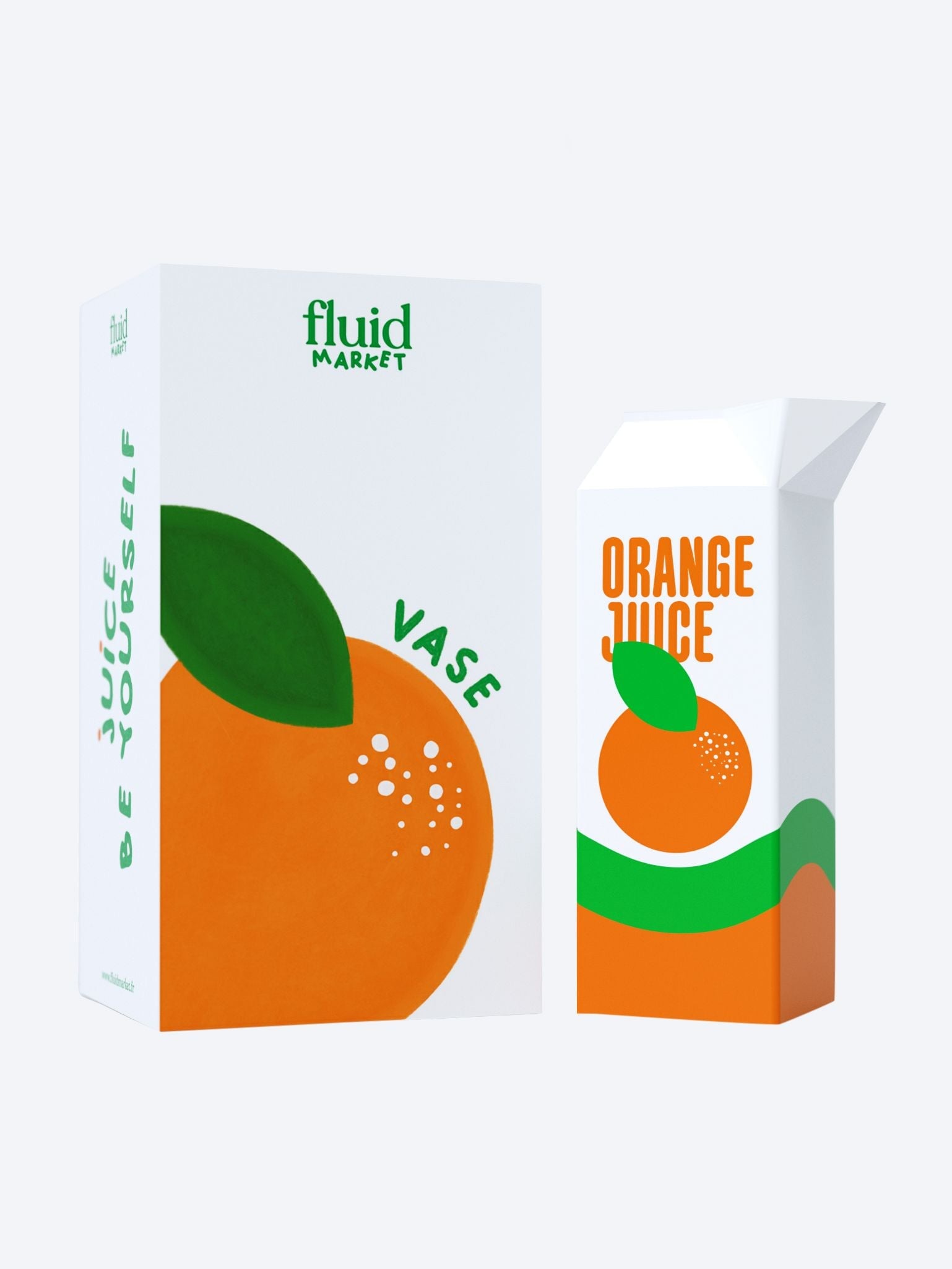 Vase Orangensaft 2