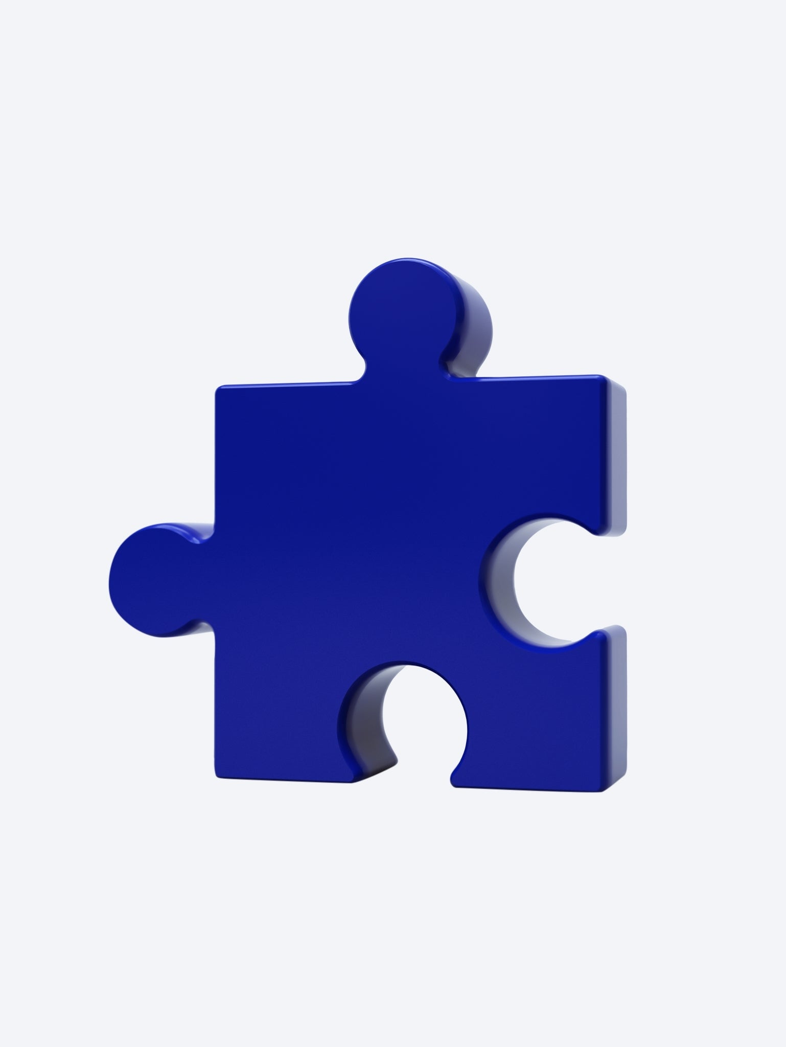 Vase puzzle bleu 1