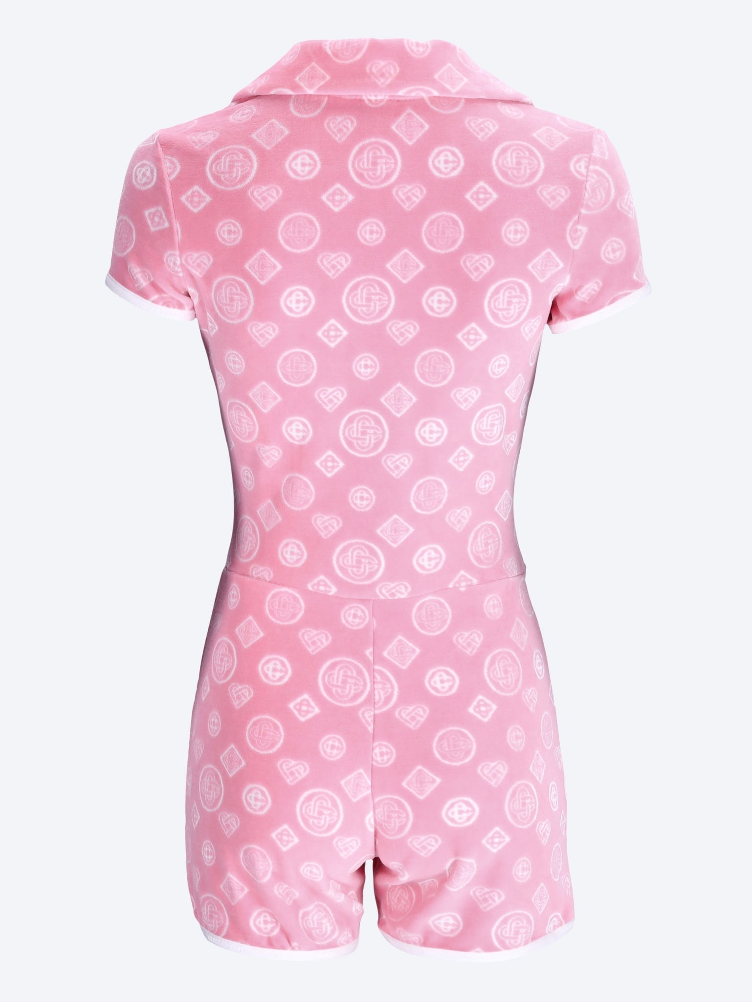 Velour monogram playsuit 2
