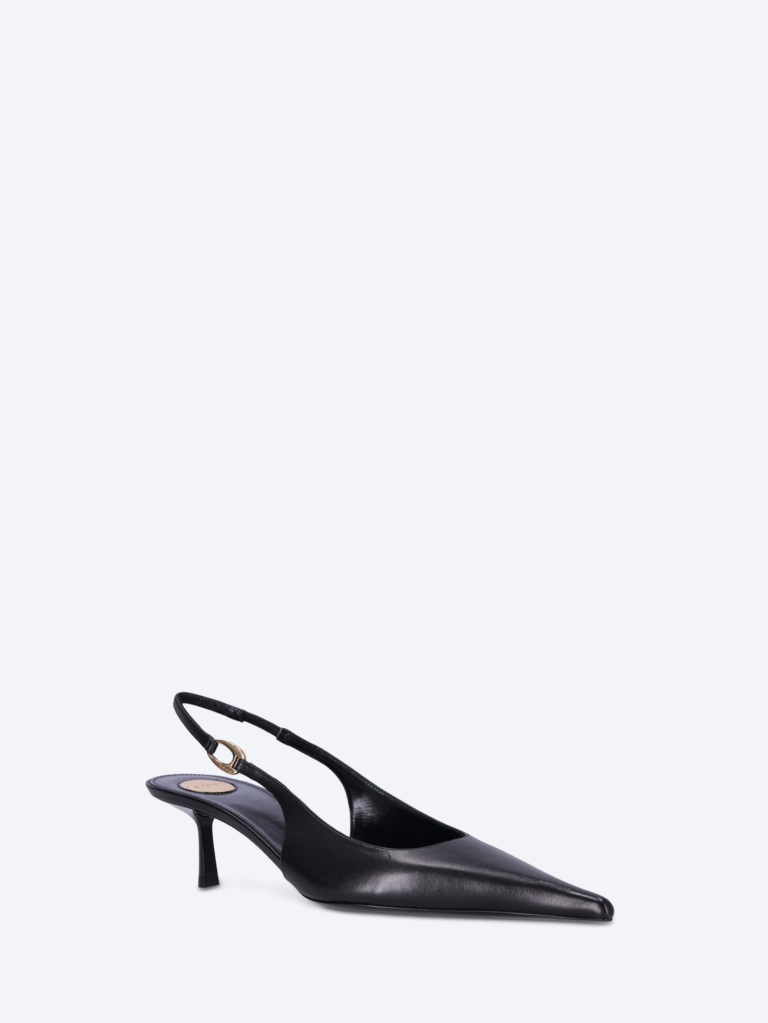 Vendome 50 smooth leather slingback pumps 2
