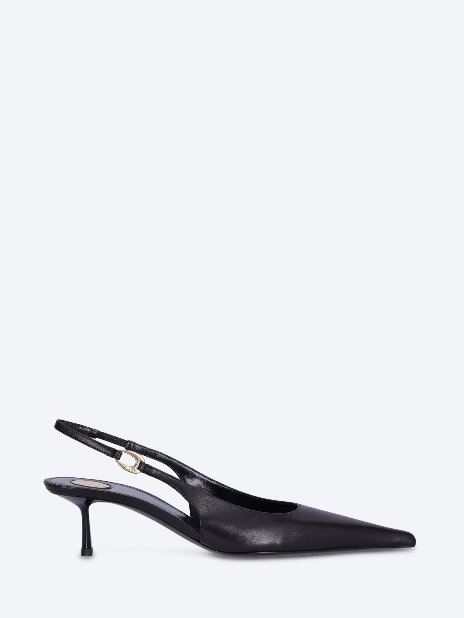 Vendome 50 smooth leather slingback pumps 1