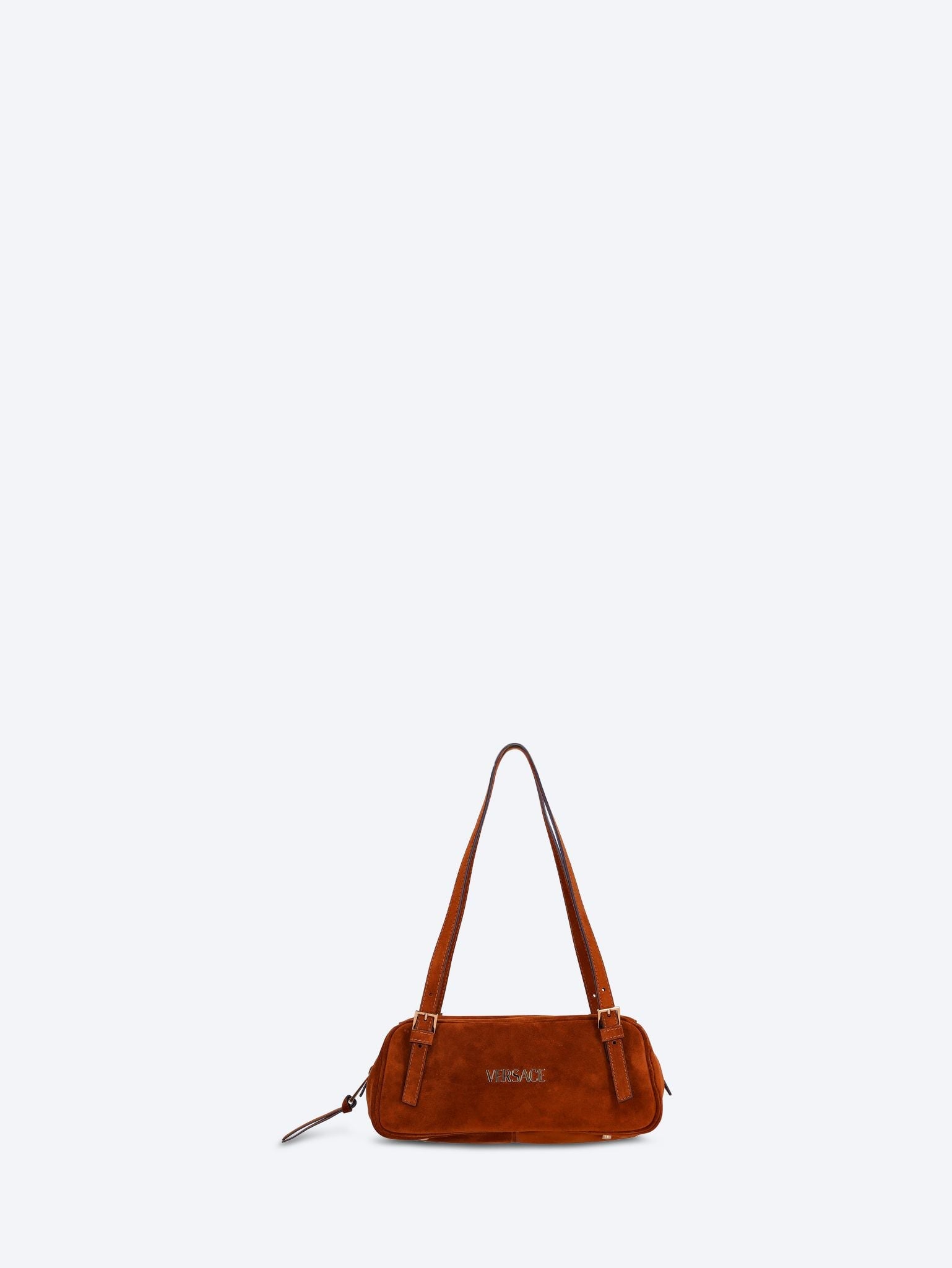 Versace logo calf leather shoulder bag 1