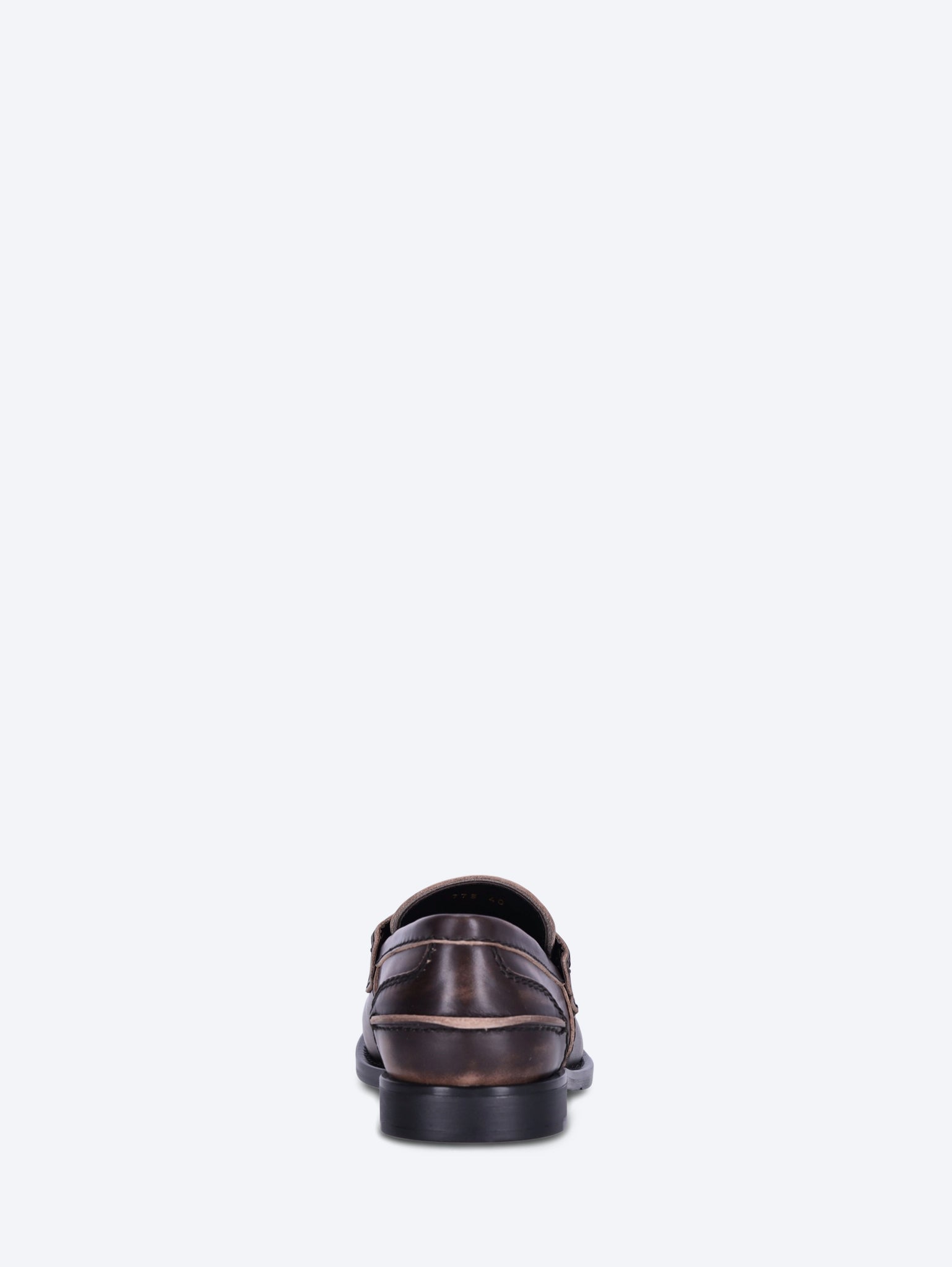 Mocassins Penny en cuir effet vintage 5