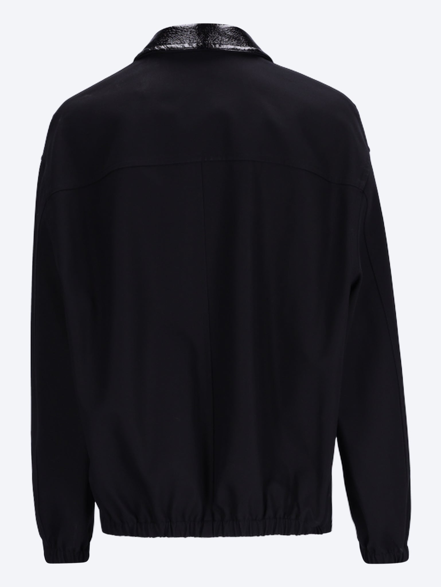Veste en toile ctn à col en vinyle 3