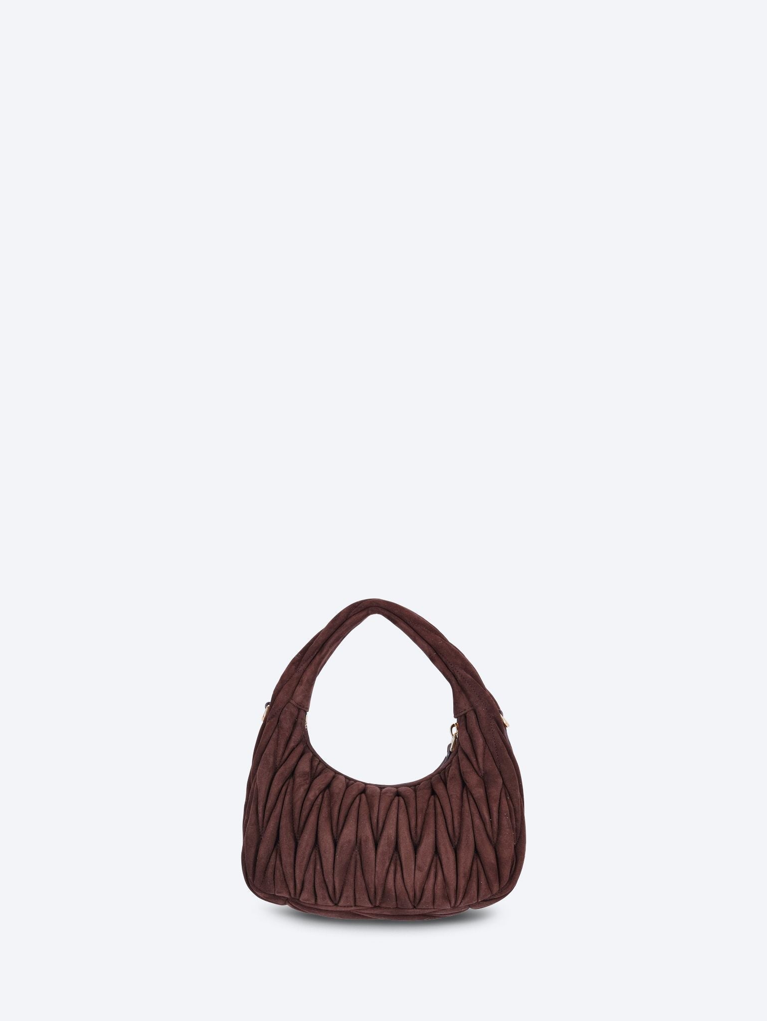 Sac hobo en daim matelassé Wander 5
