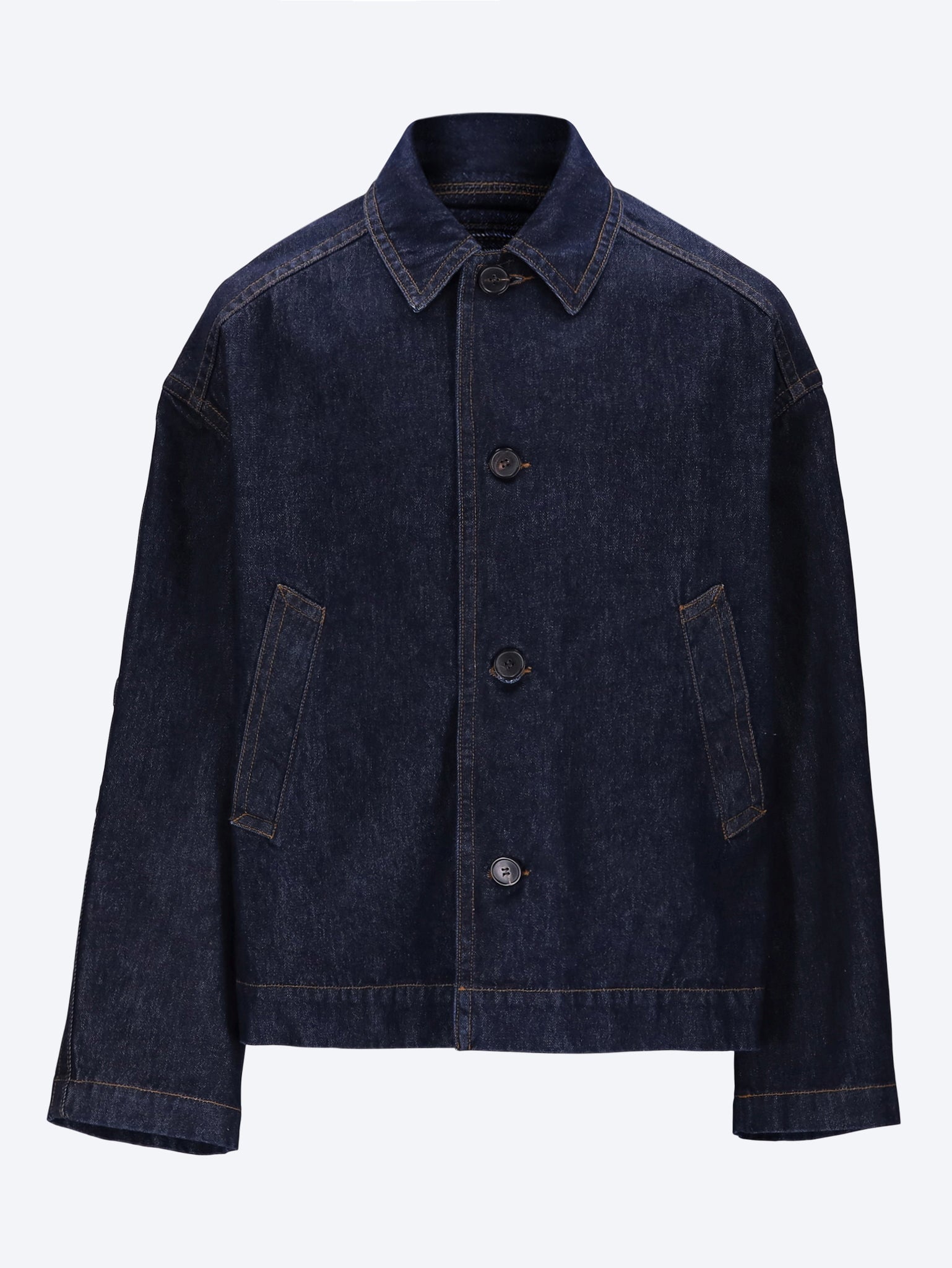 Washed denim jacket 1
