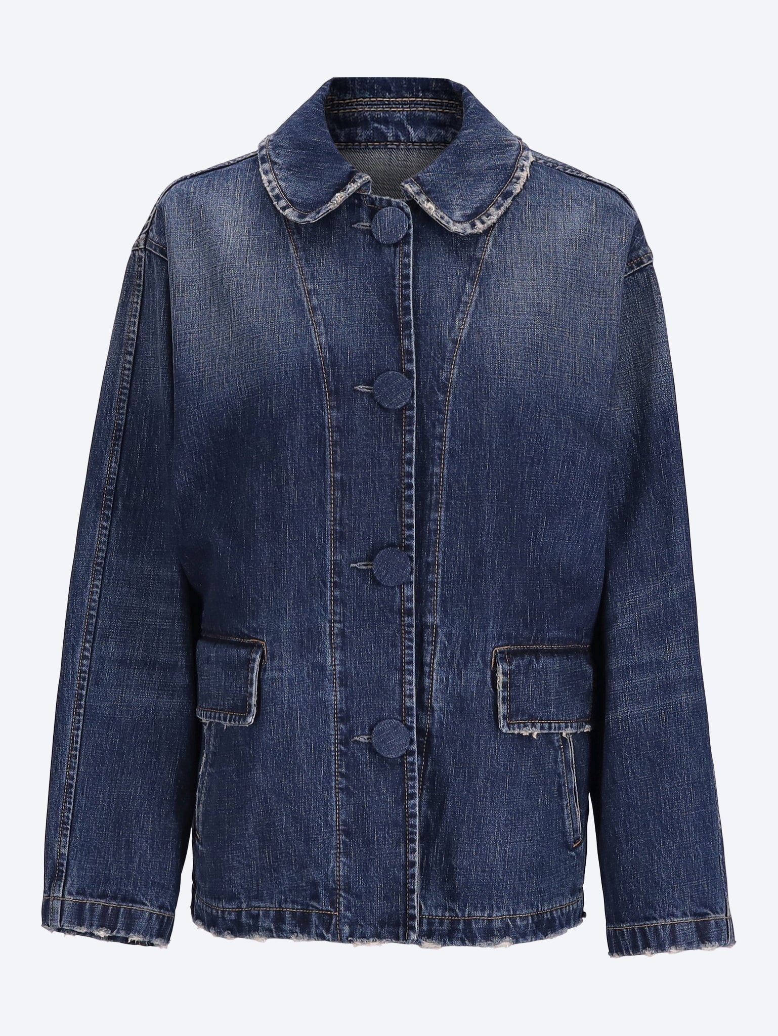 Washed denim jacket 1