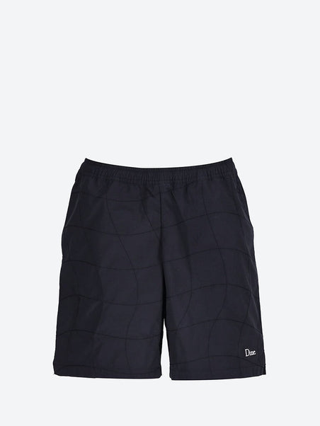 Wave quilted shorts