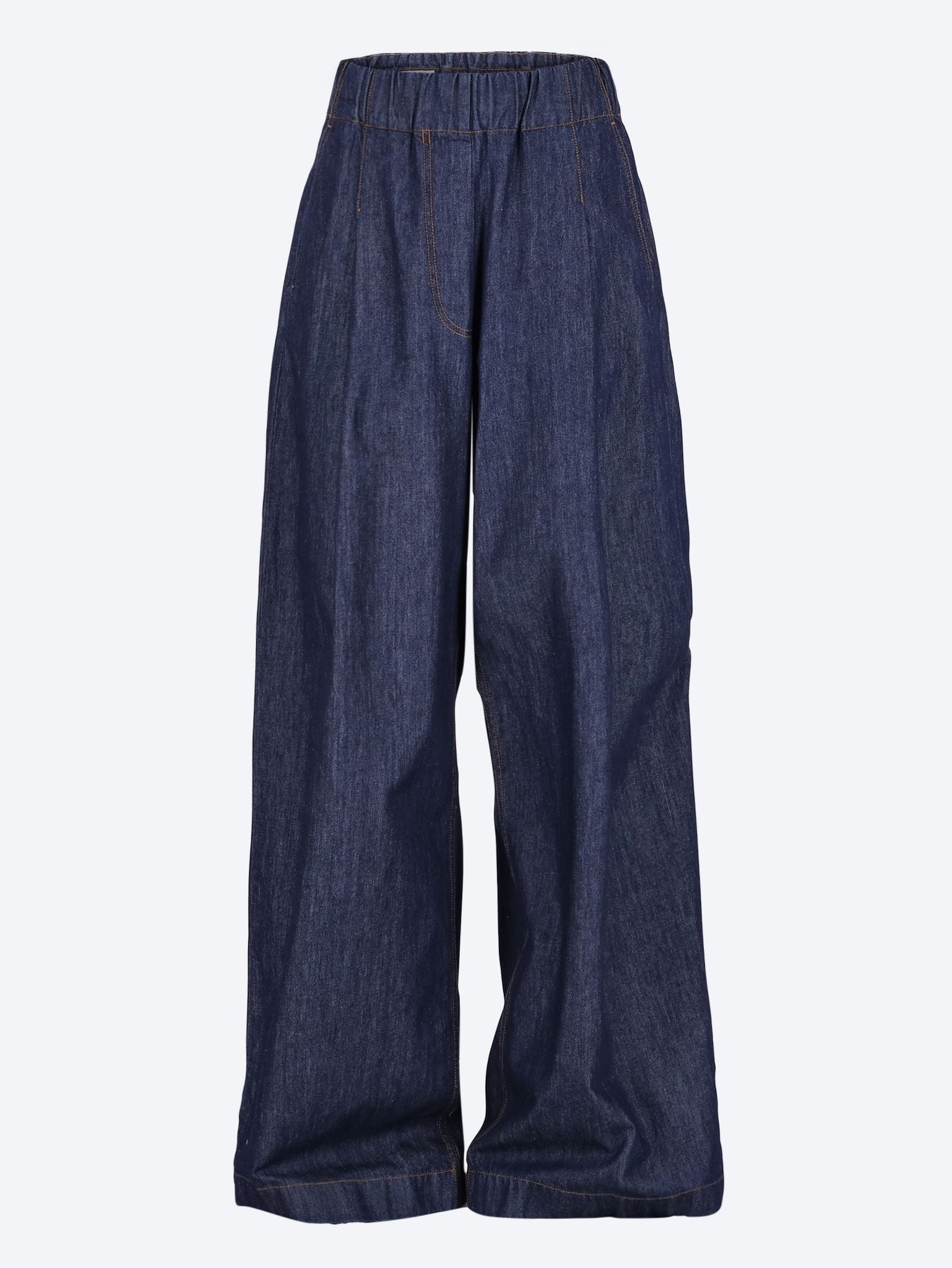 Wide leg elasticated pants 1