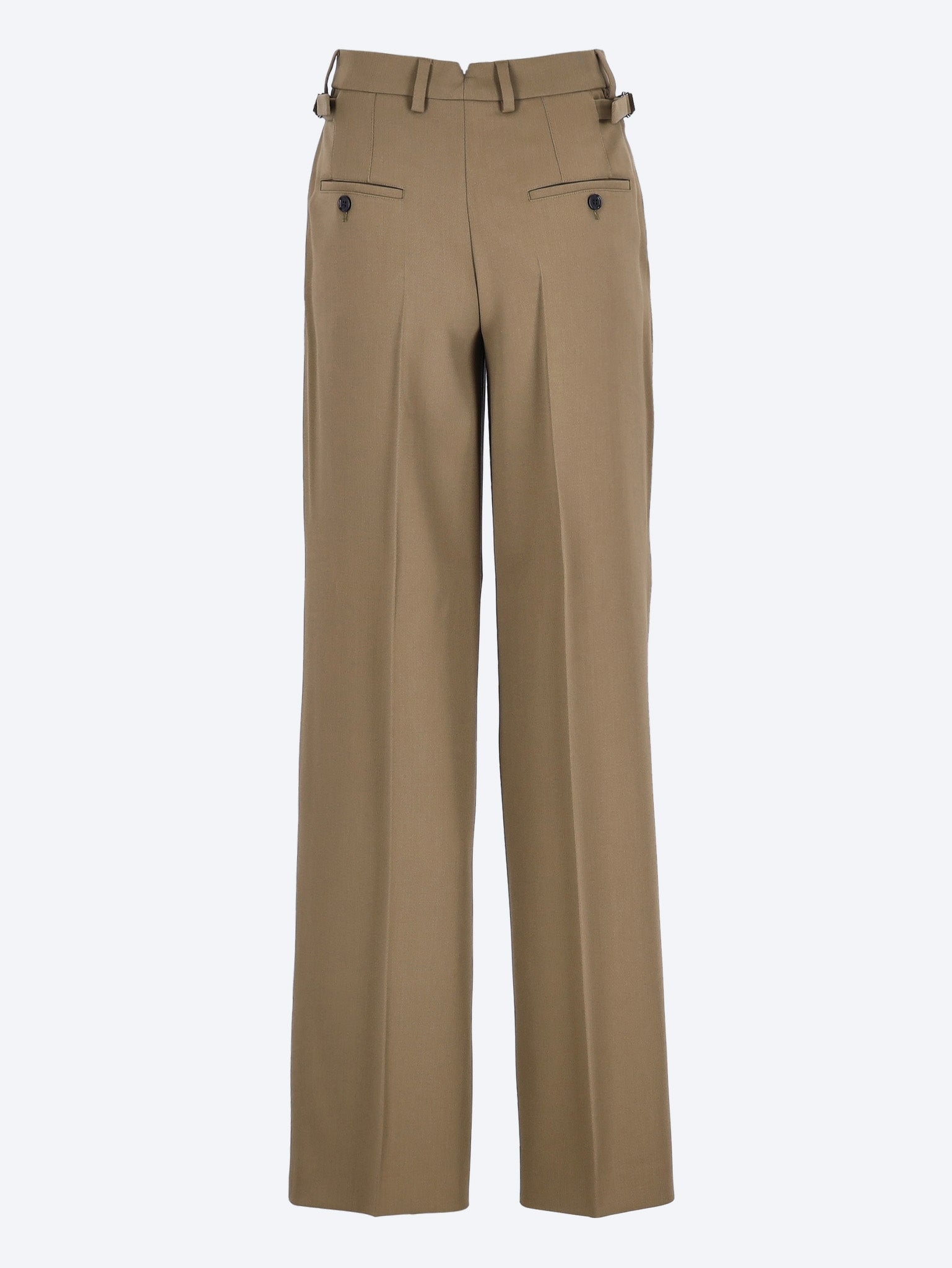 À jambes larges avec pantalons d'onglets 3