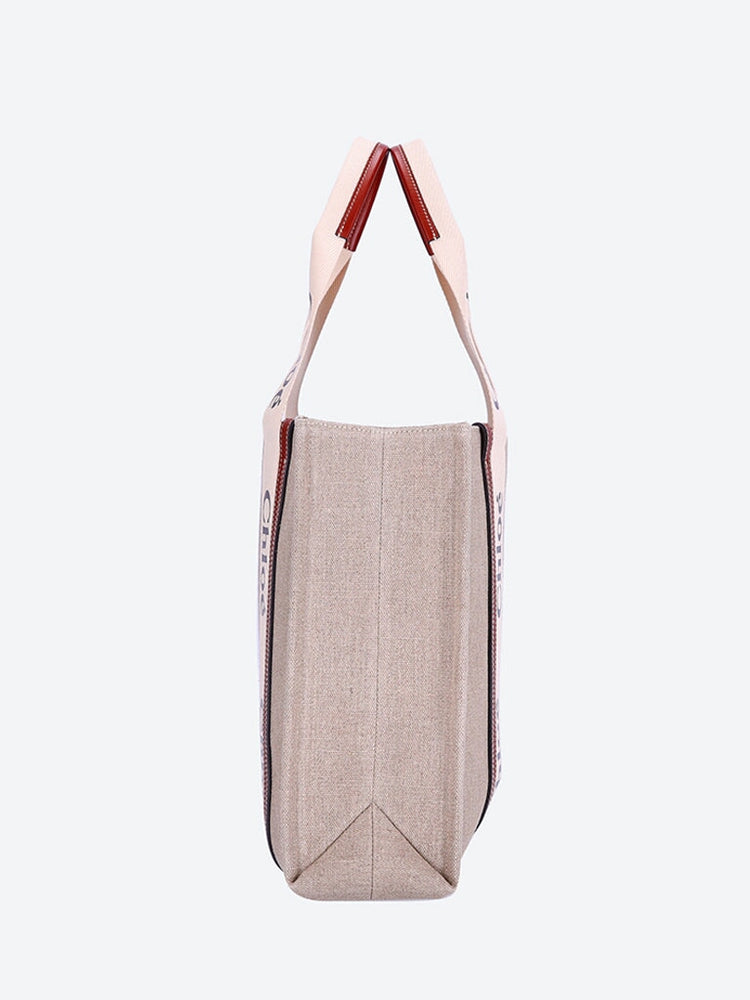 Woody linen large tote bag 3