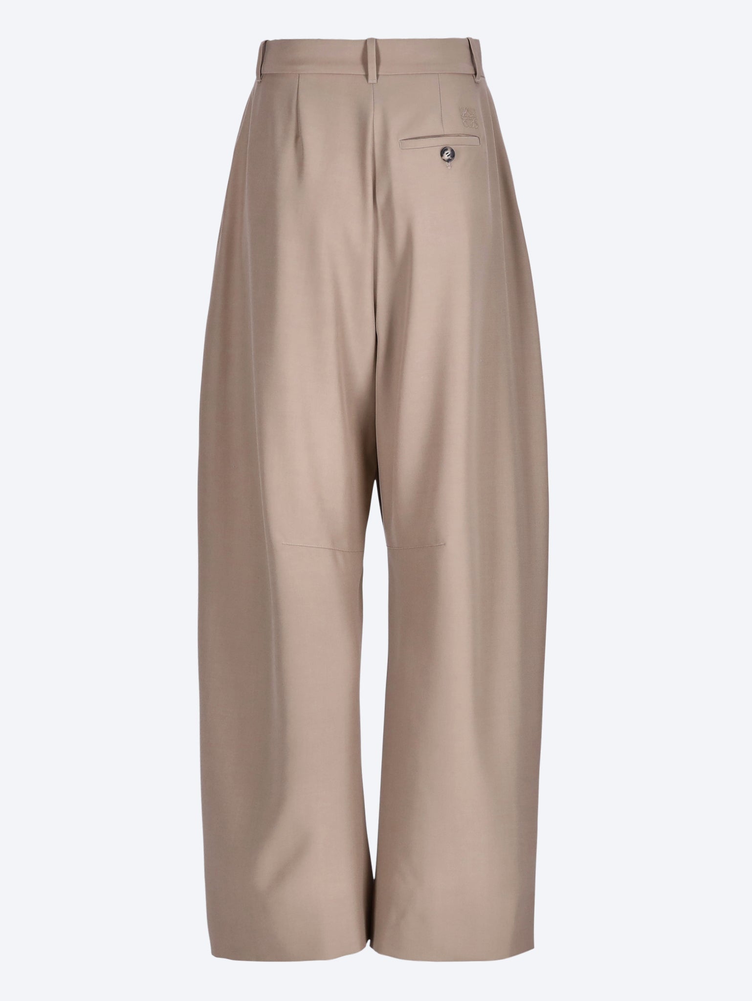 Wool barrel trousers 3