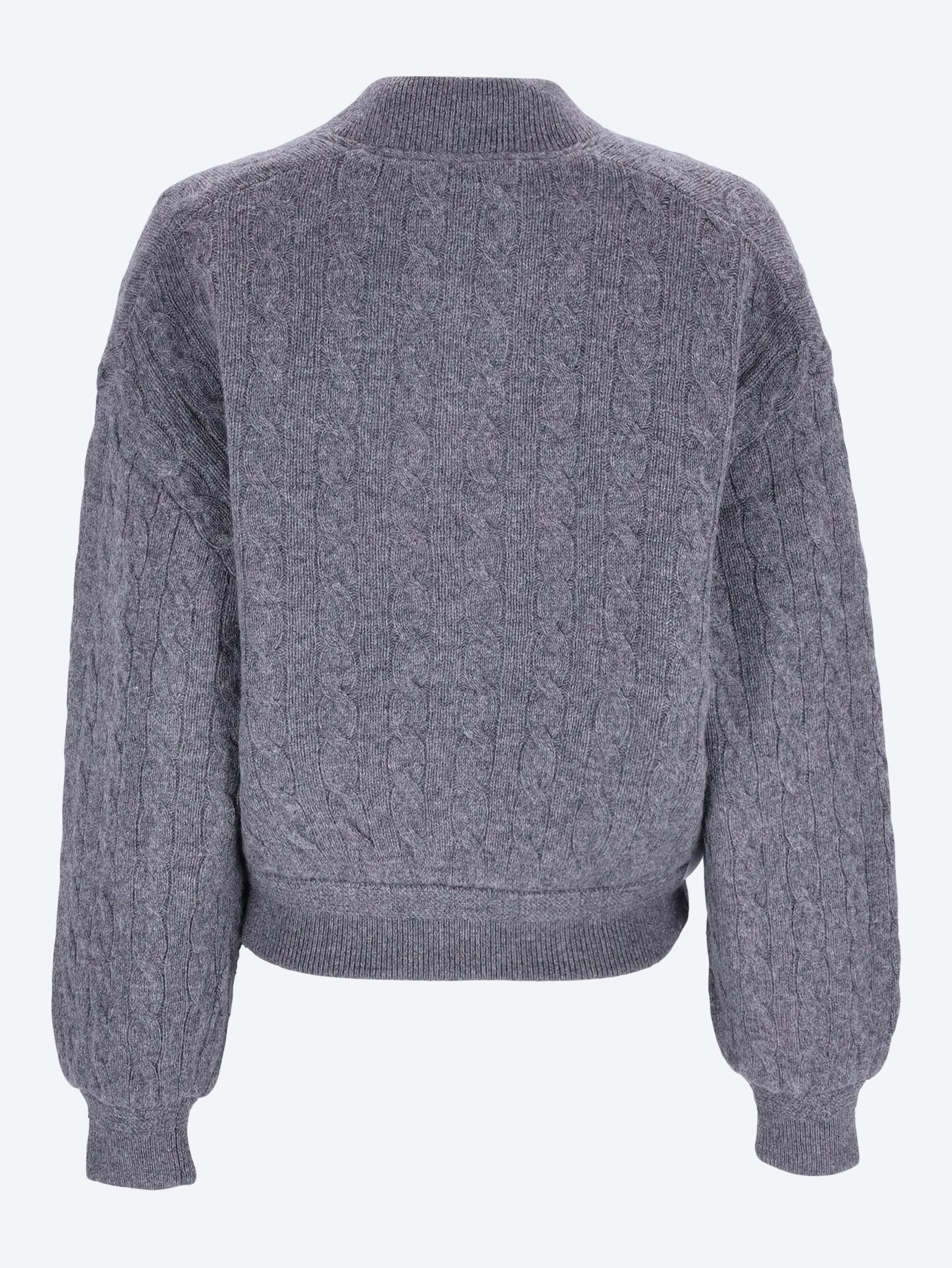 Wool cashmere bomber jacket 3