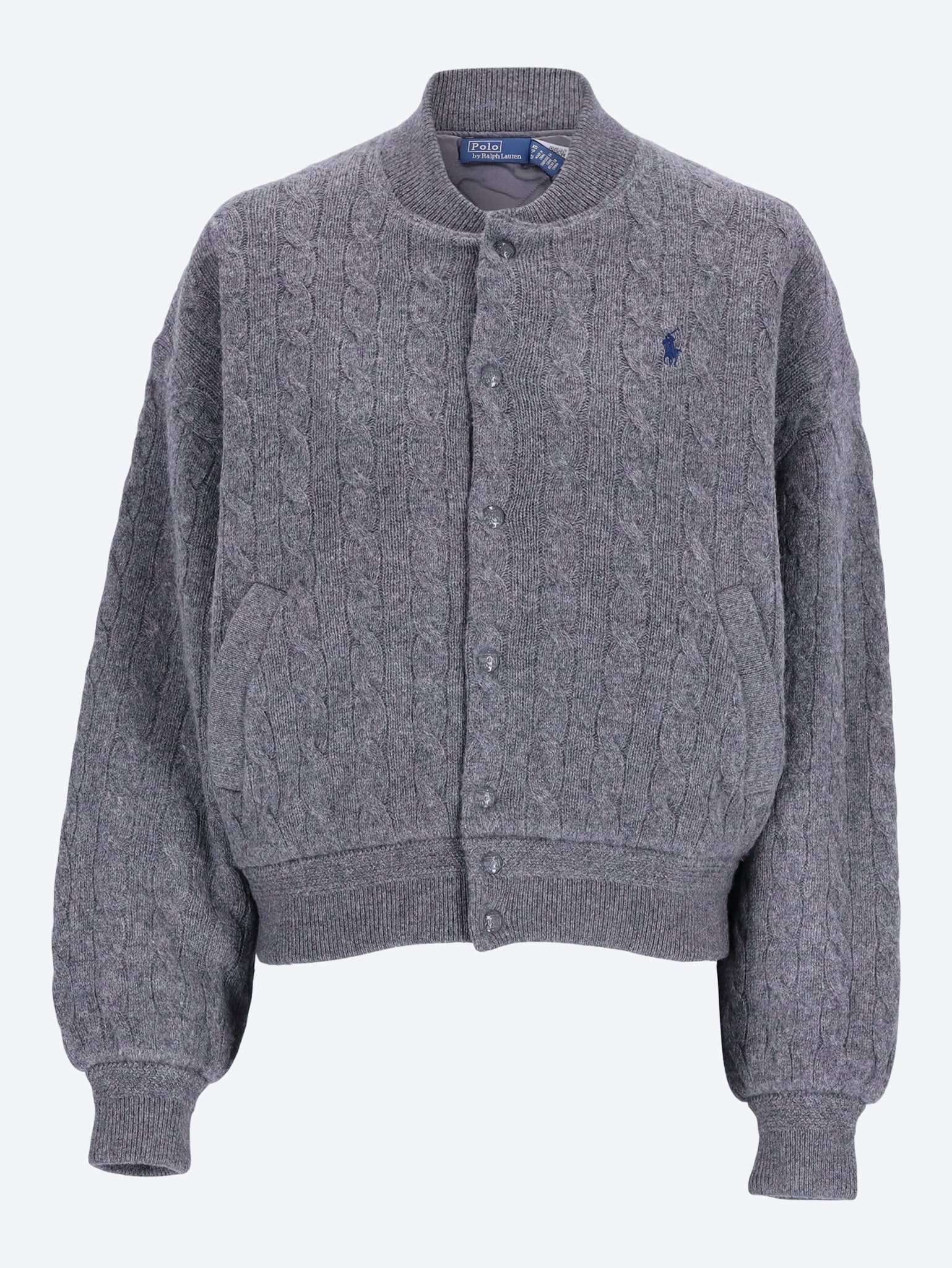 Wool cashmere bomber jacket 1