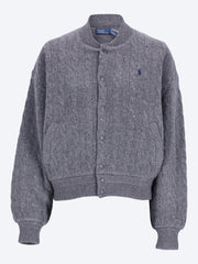 Wool cashmere bomber jacket ref: