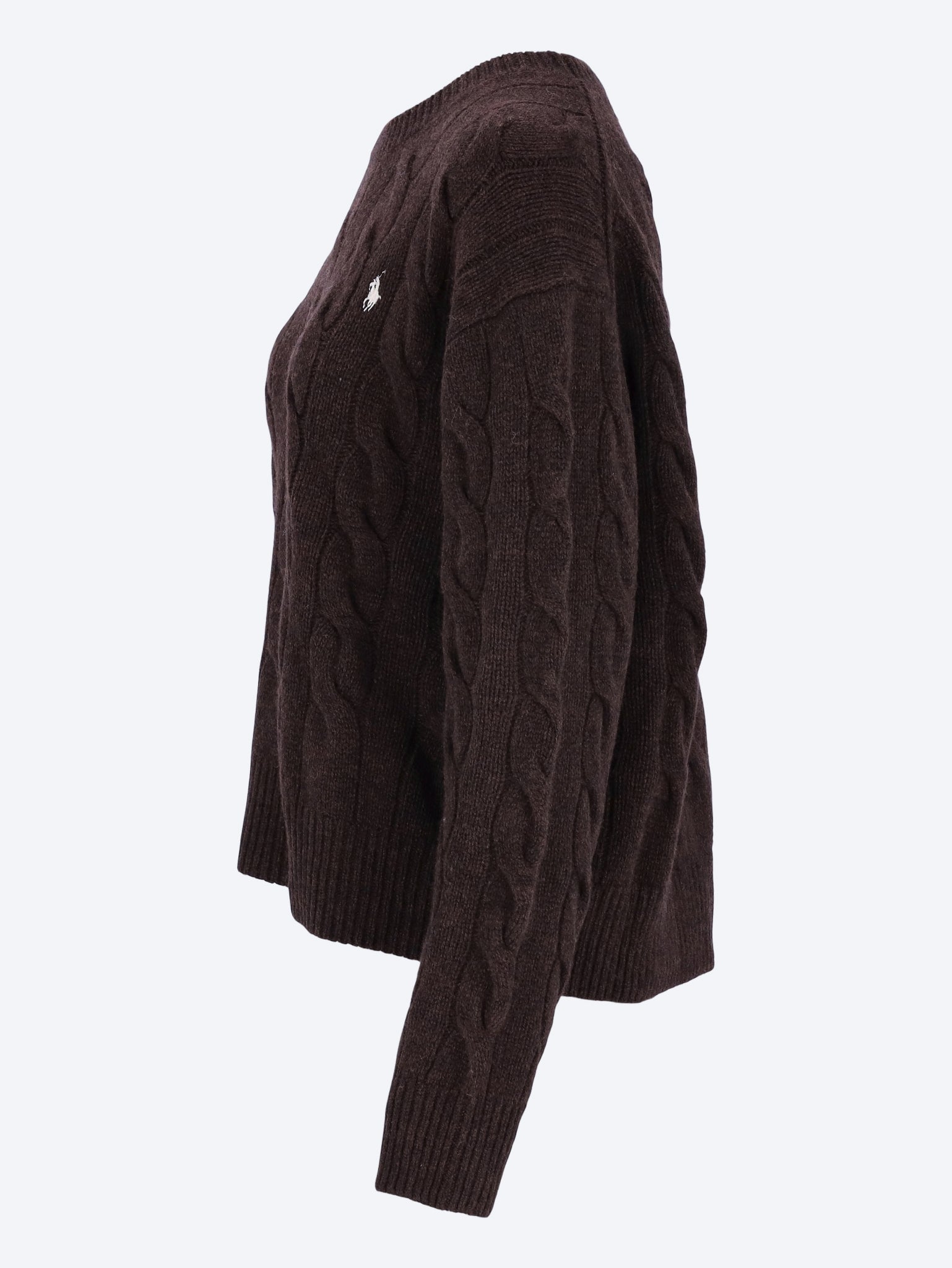 Wool cashmere crewneck sweater 2