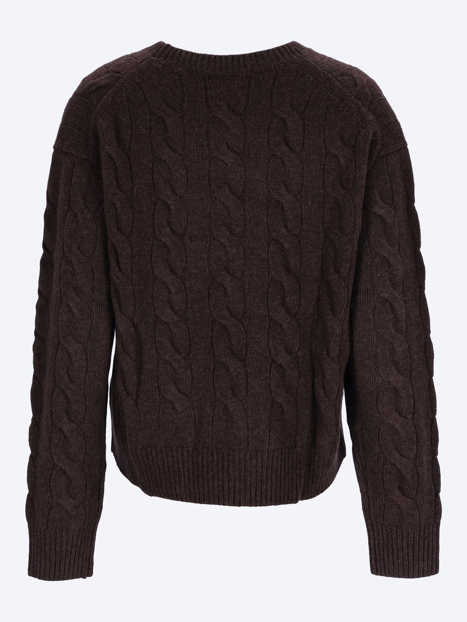 Wool cashmere crewneck sweater 3